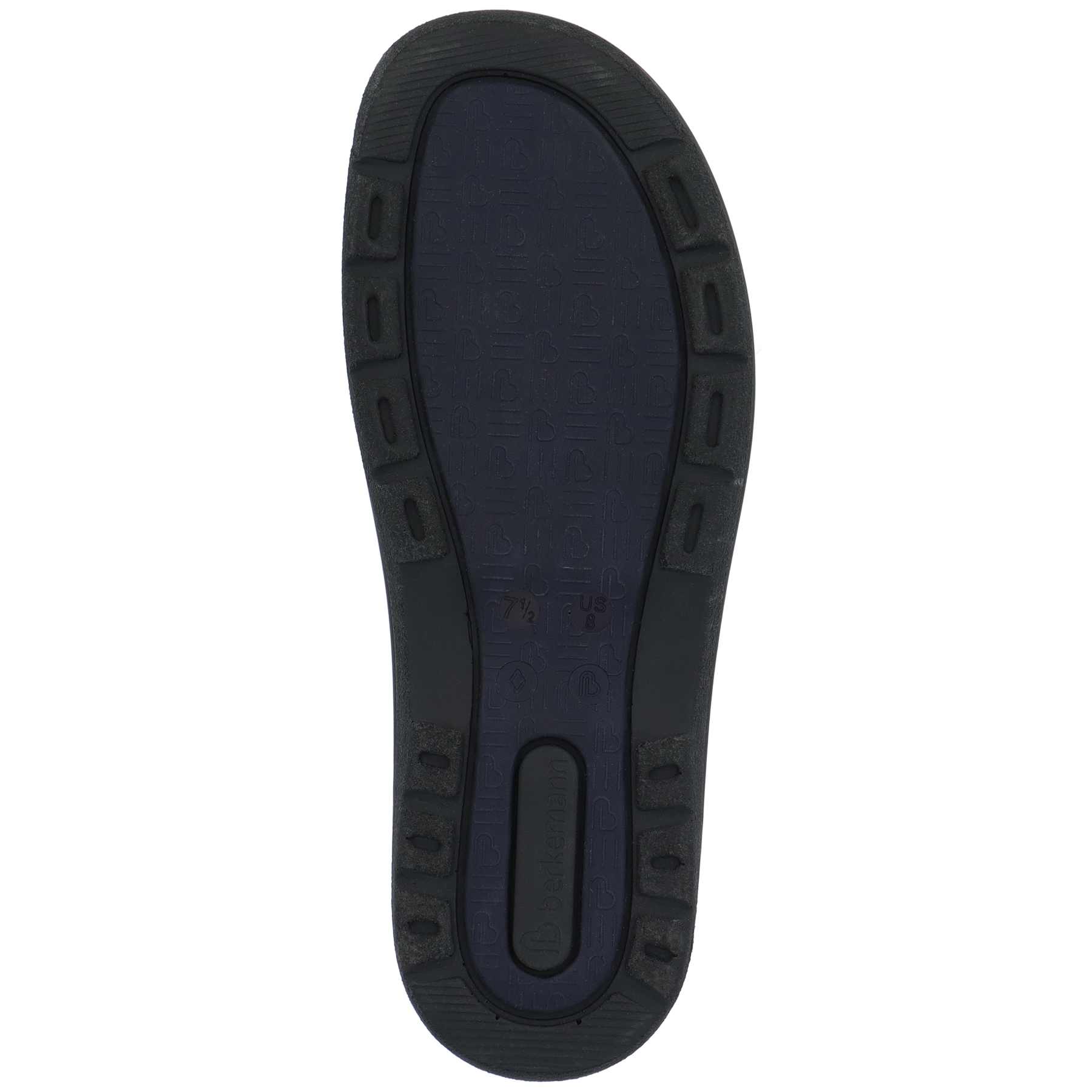 schwarze clogs sohlenansicht