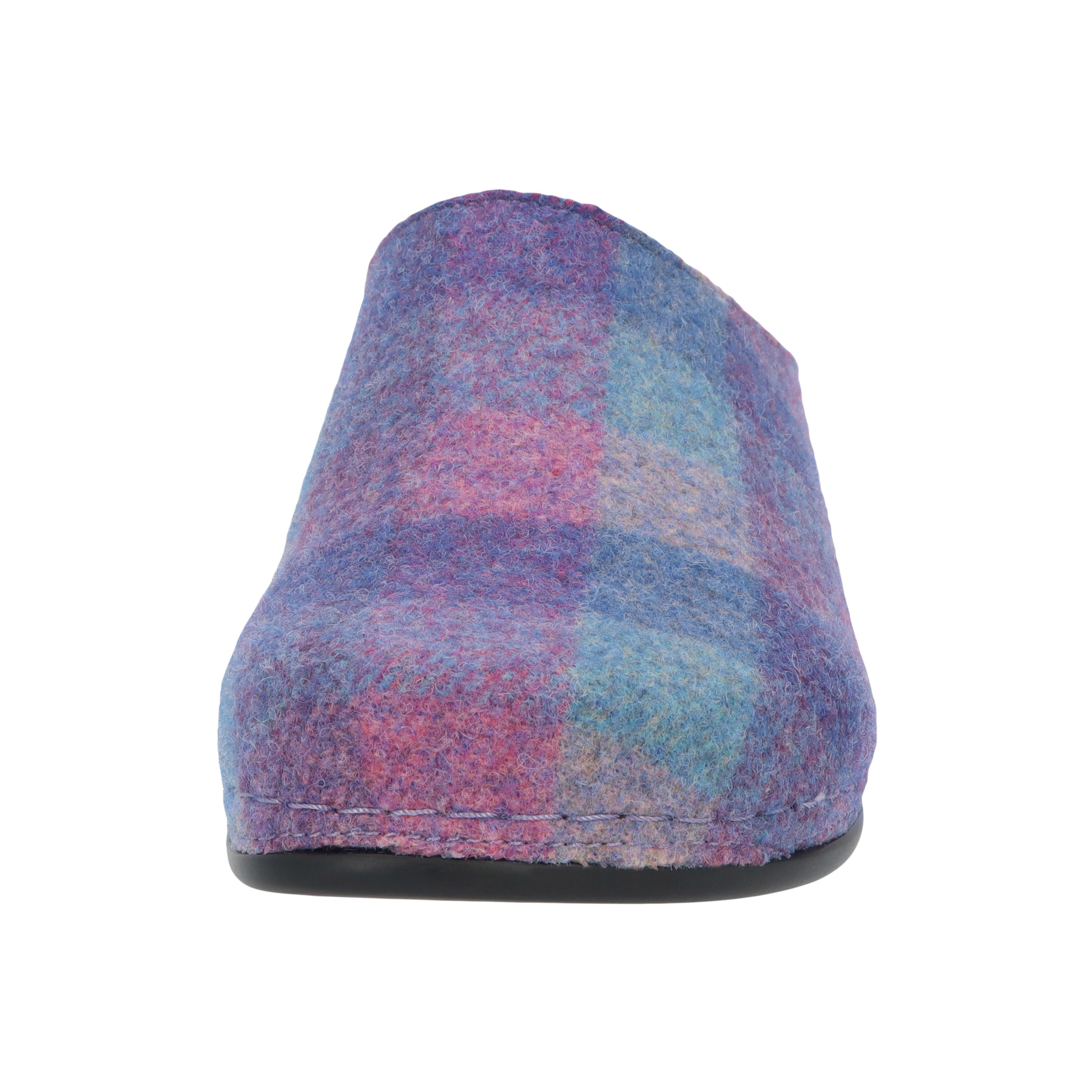 blaue hausschuhe vorderansicht