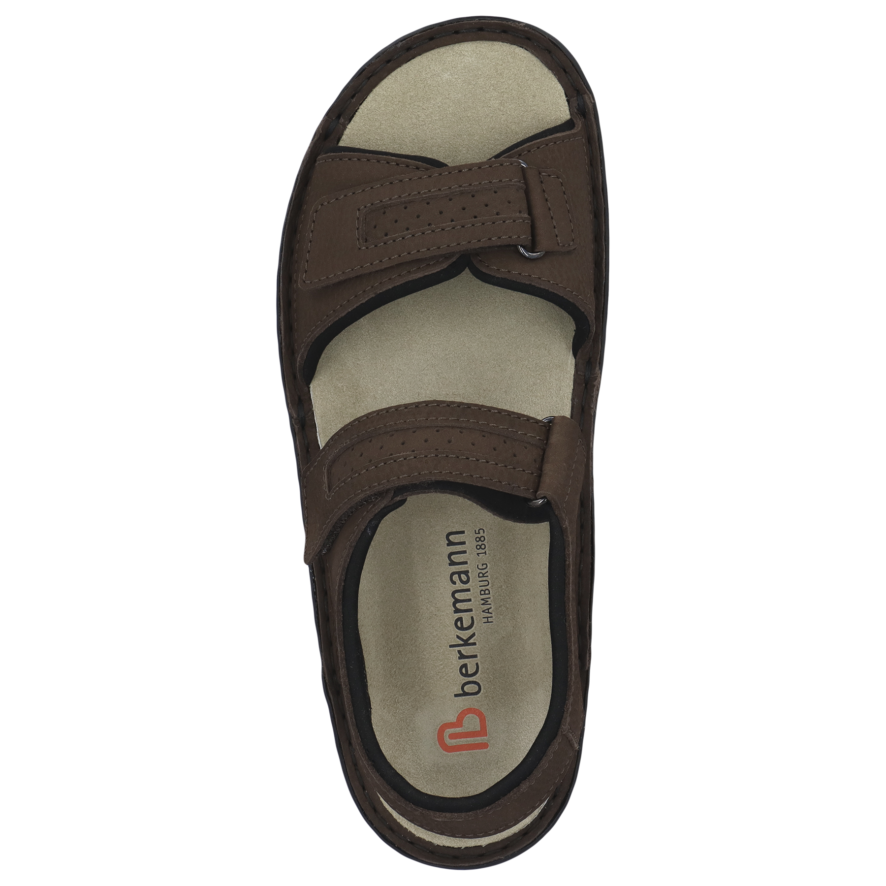 braune sandale draufsicht