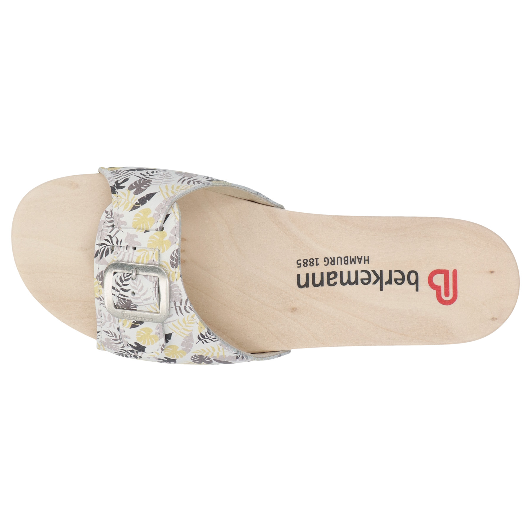 mehrfarbige holzschuhe draufsicht