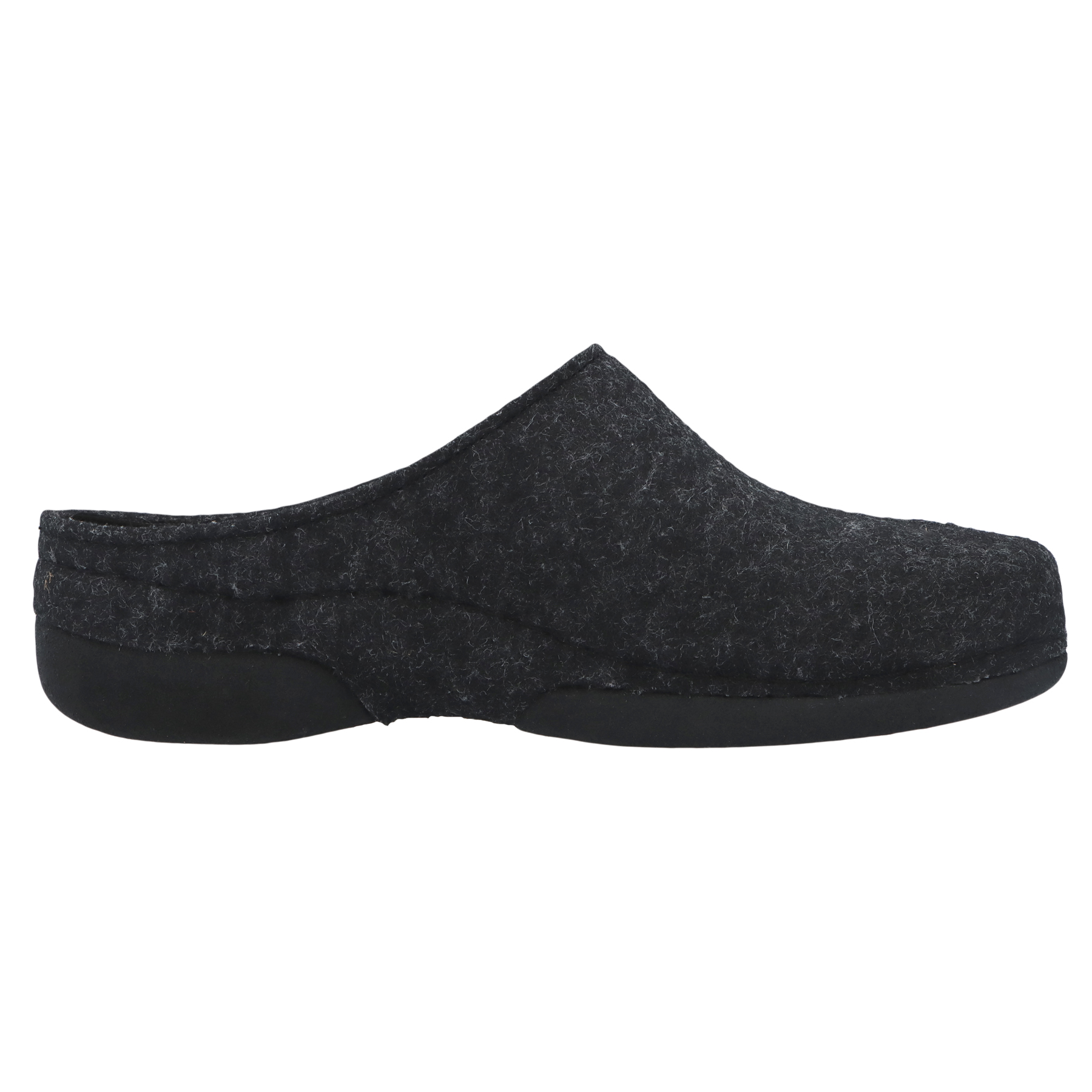 graue hausschuhe seitenansicht rechts