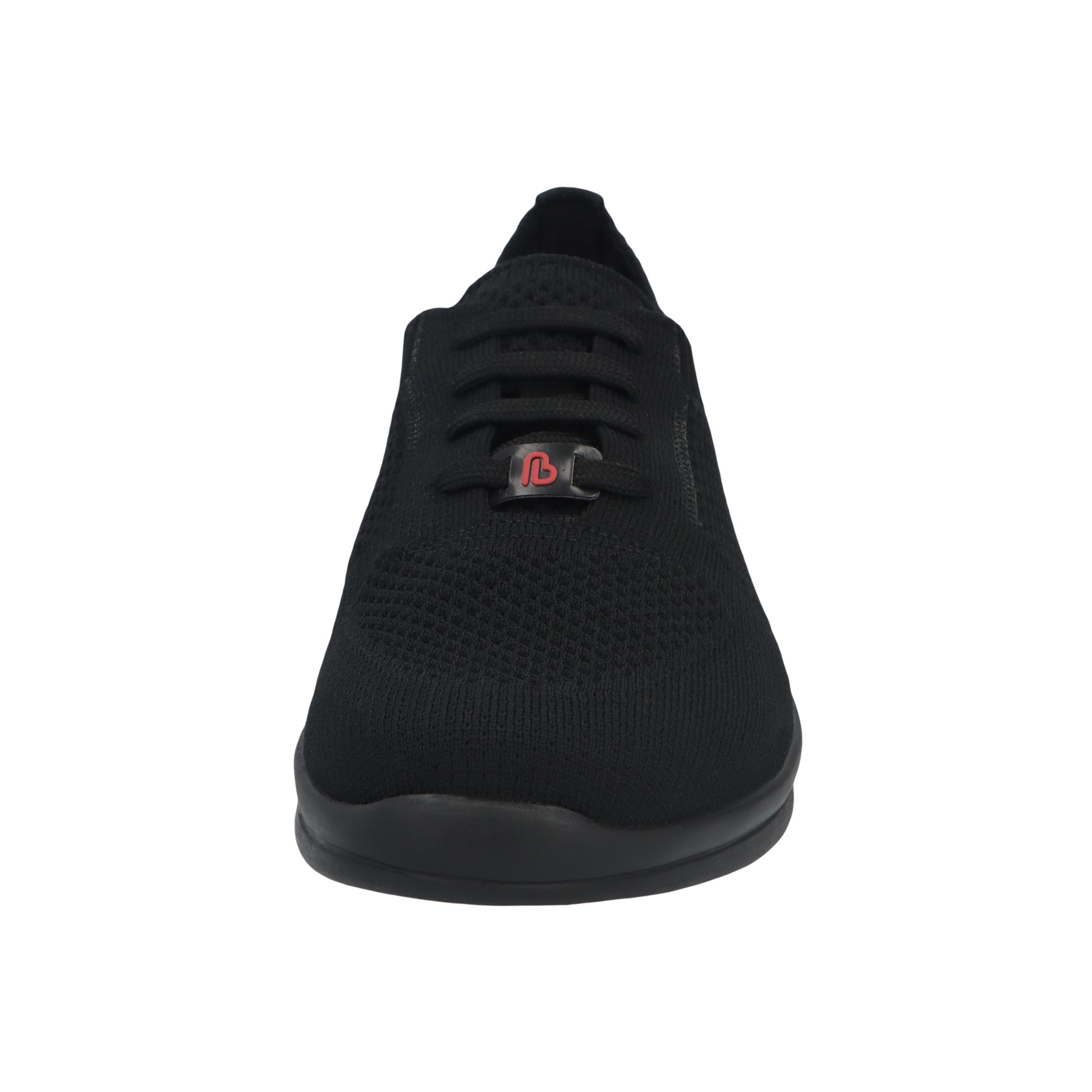 schwarze sneaker vorderansicht