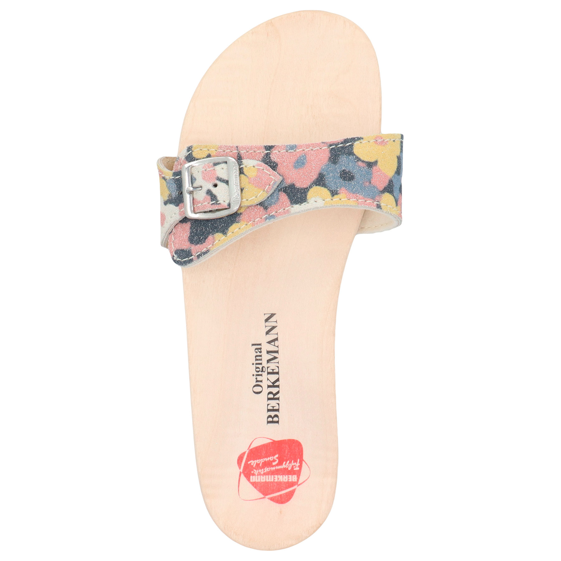 mehrfarbige holzschuhe draufsicht