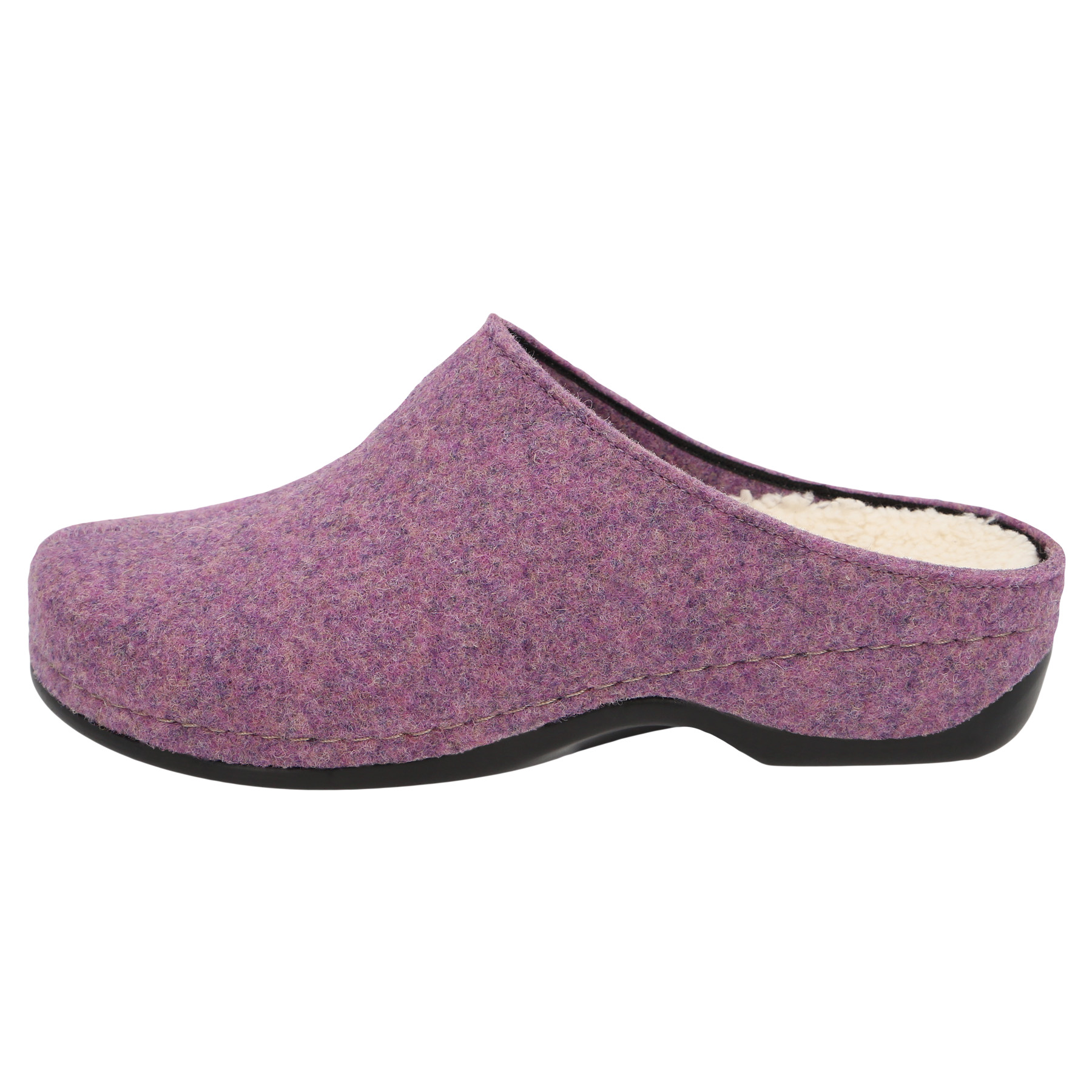 mehrfarbige hausschuhe seitenansicht links