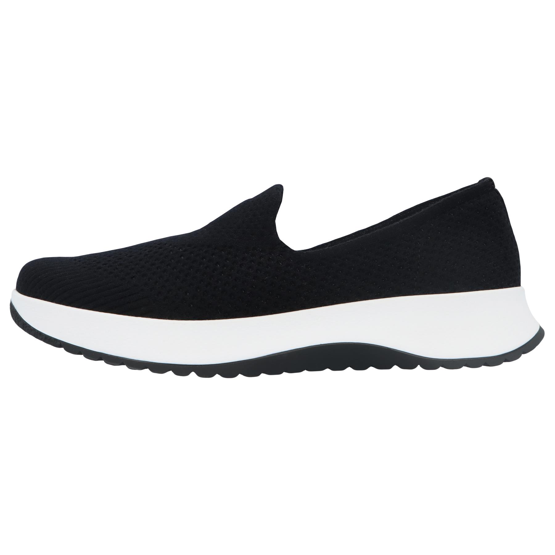 schwarze halbschuh seitenansicht links