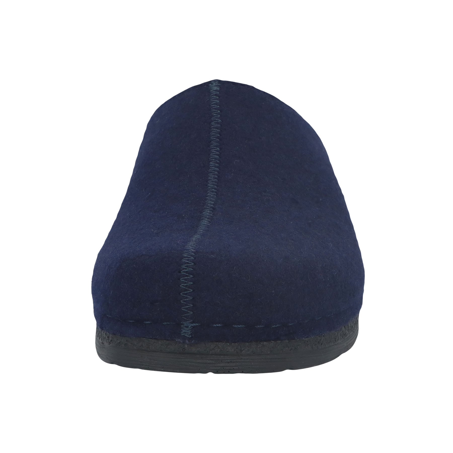 blaue hausschuhe vorderansicht