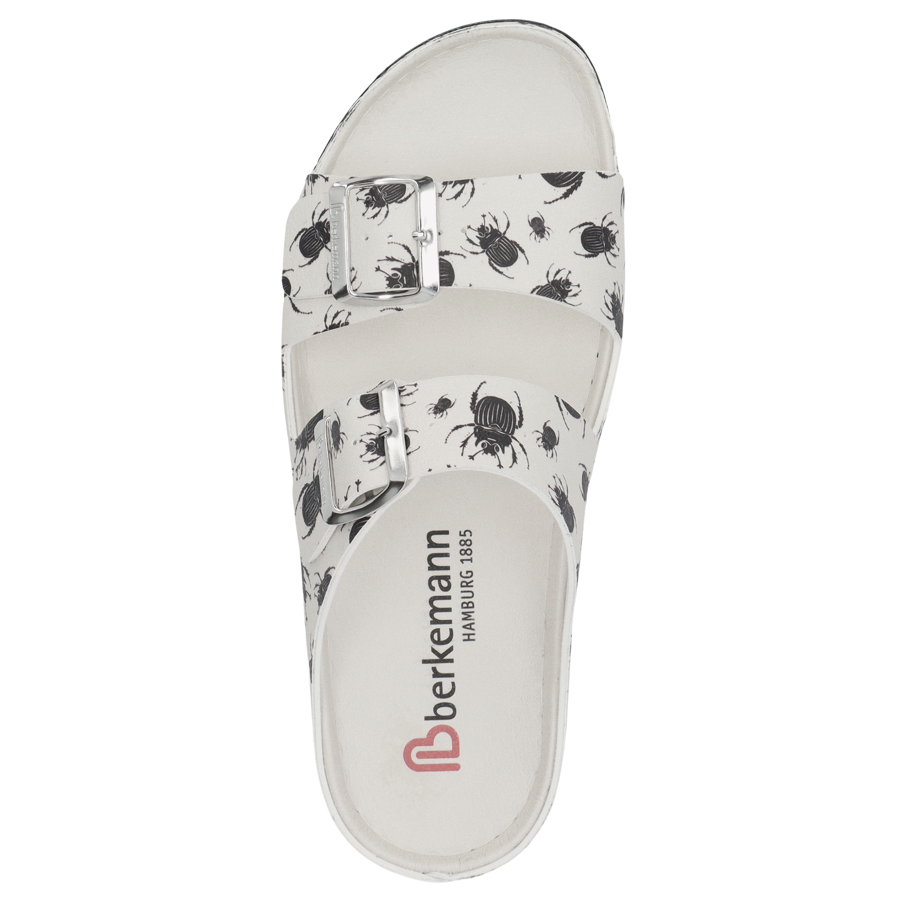 weiße pantolette draufsicht