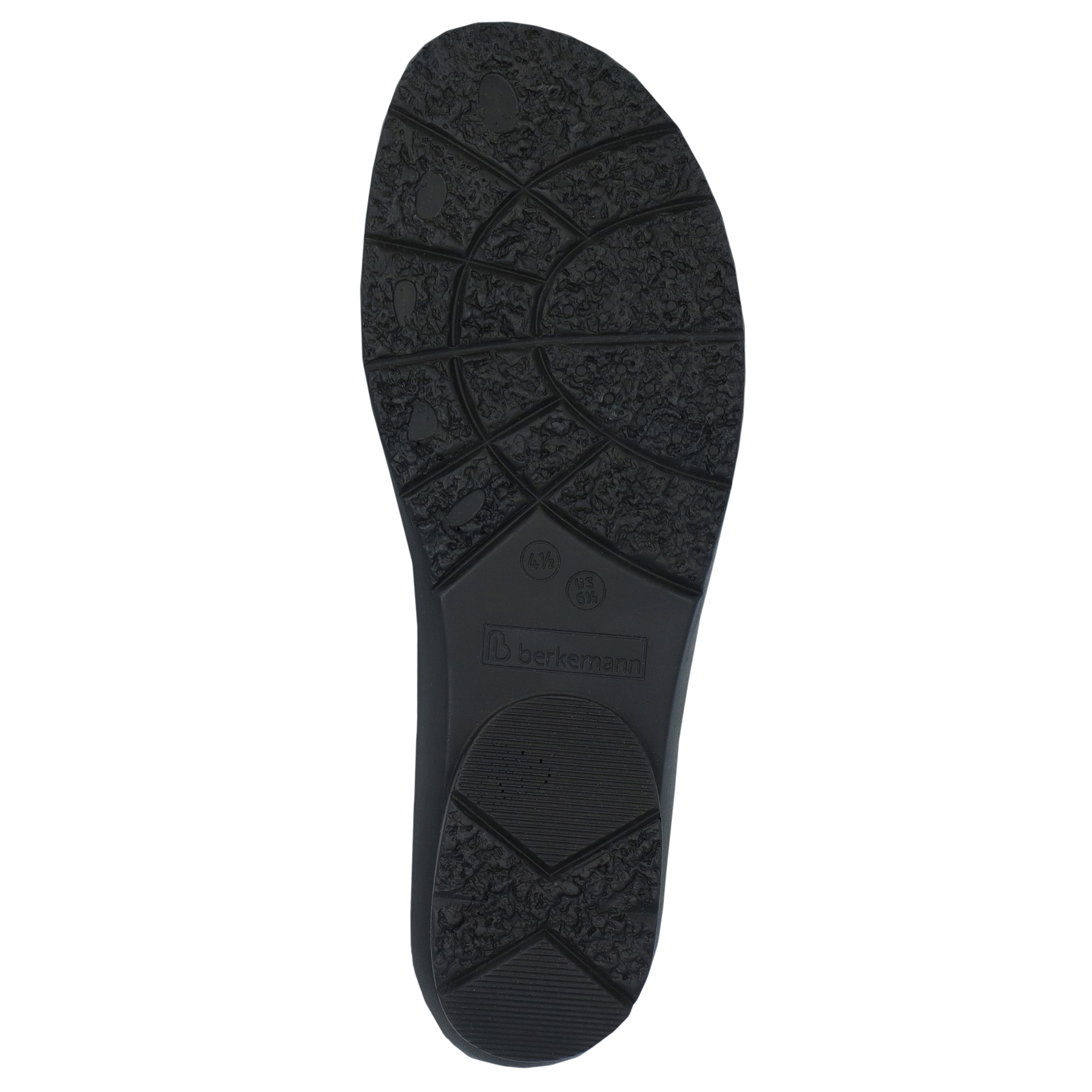 schwarze halbschuh sohlenansicht