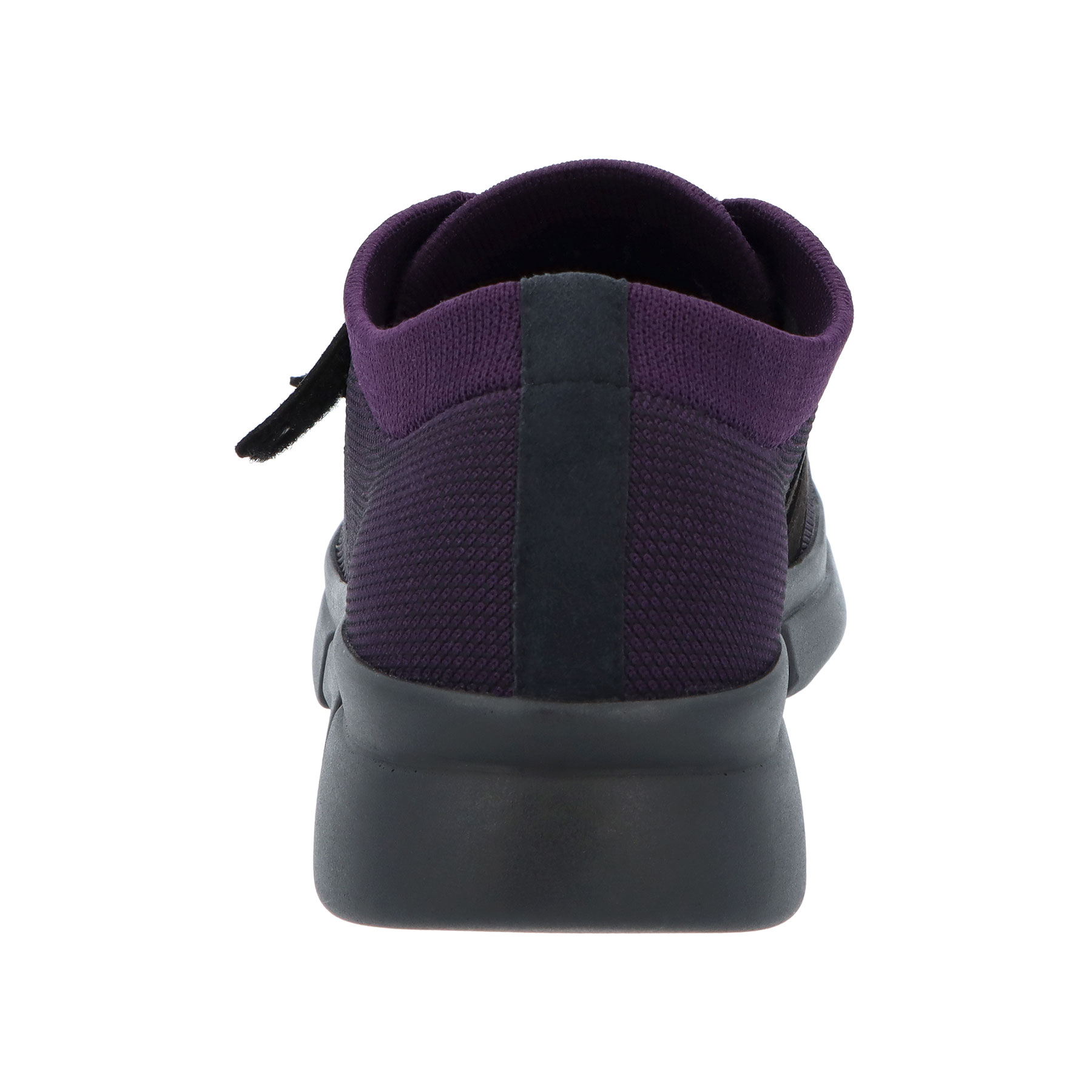 blaue sneaker hinteransicht