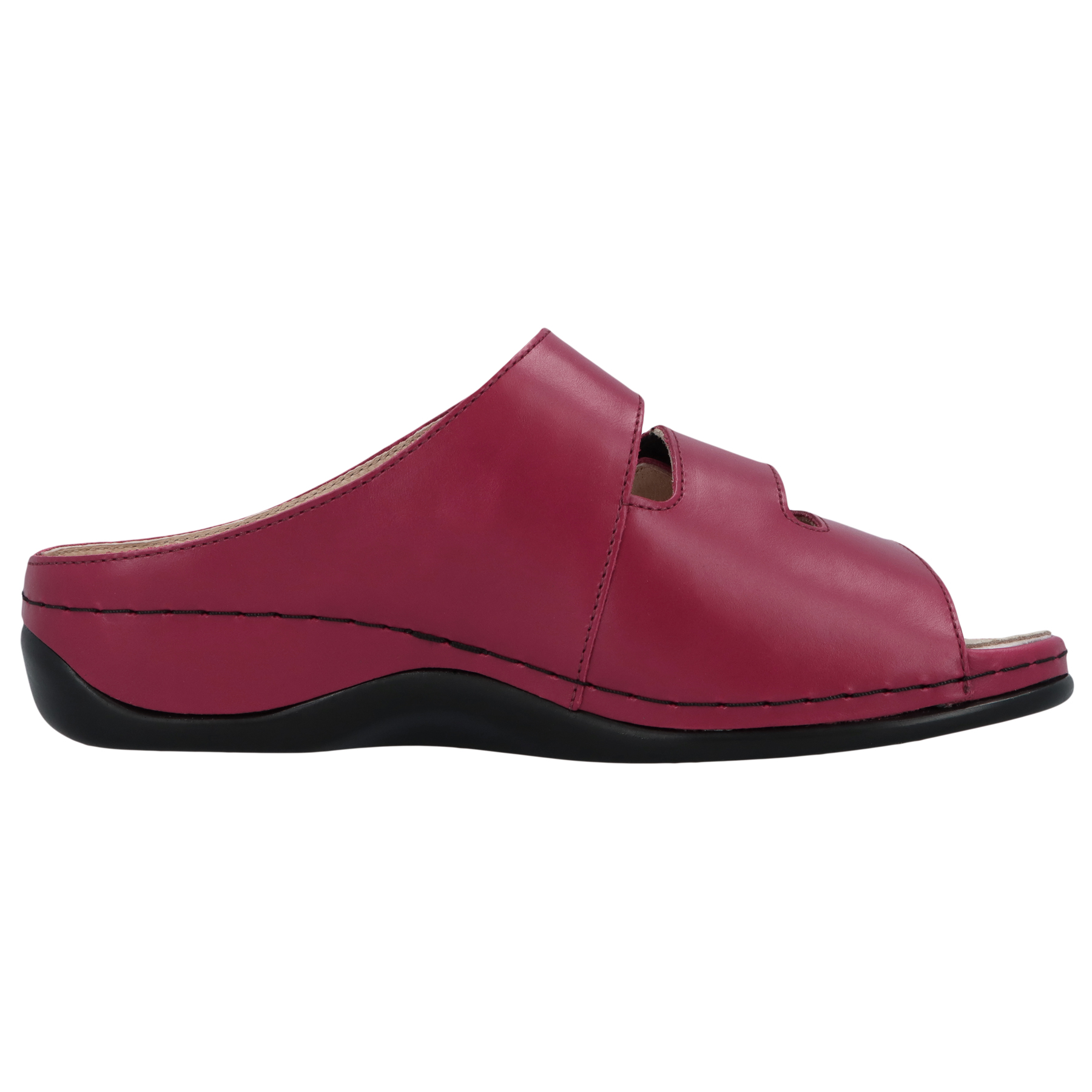 rote pantolette seitenansicht rechts