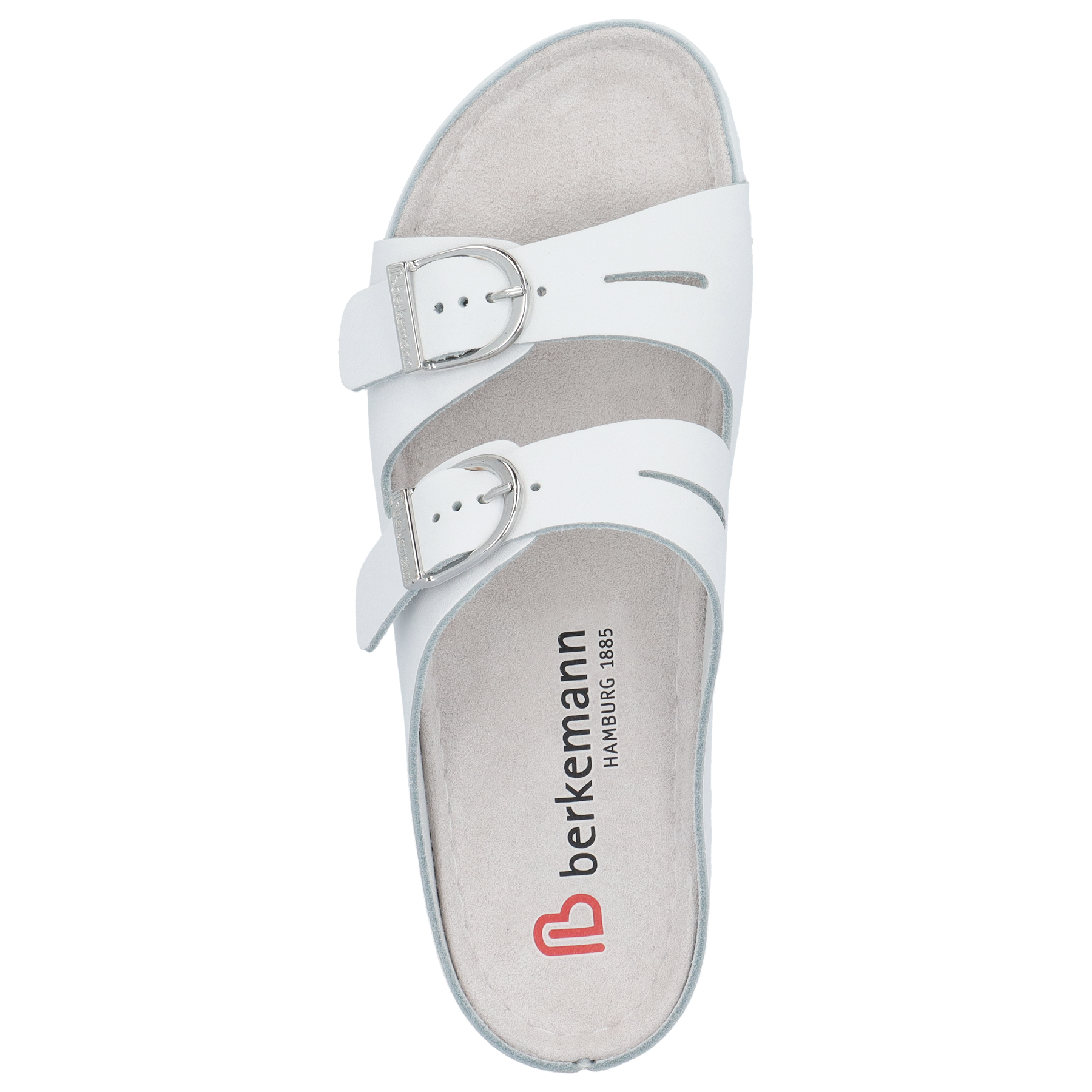 weiße pantolette draufsicht