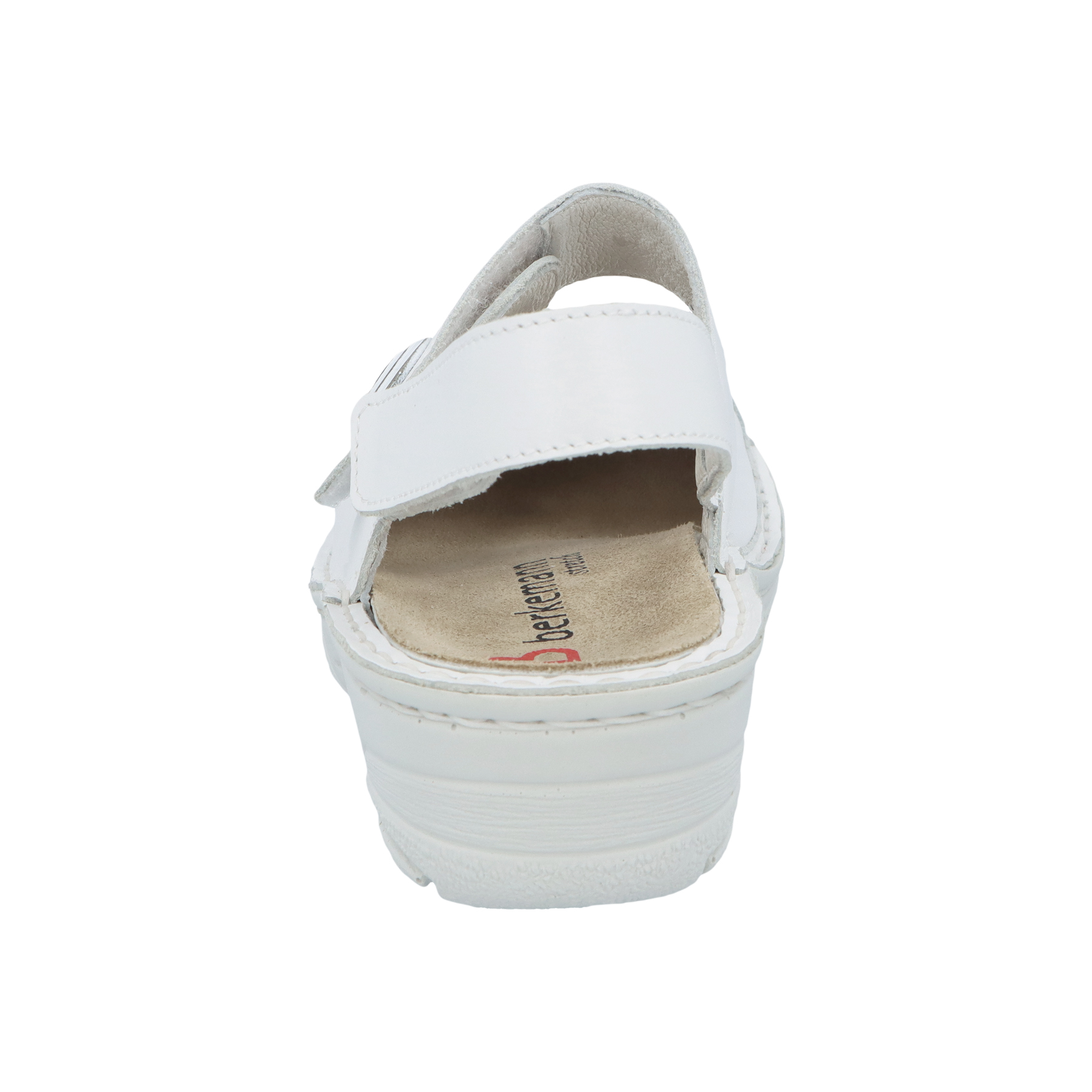 weiße clogs hinteransicht