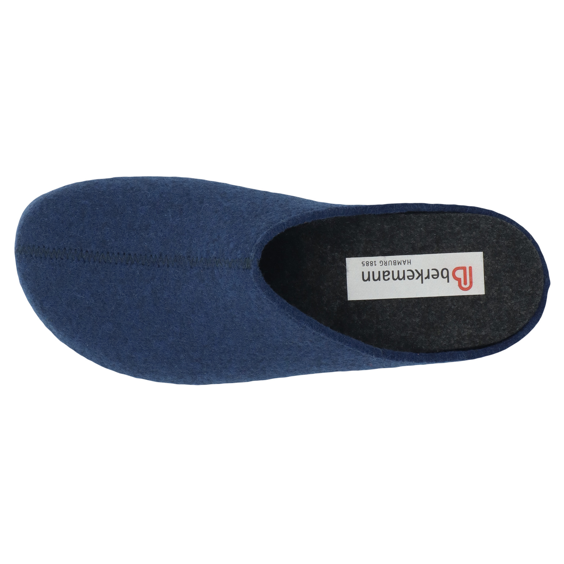 blaue hausschuhe draufsicht