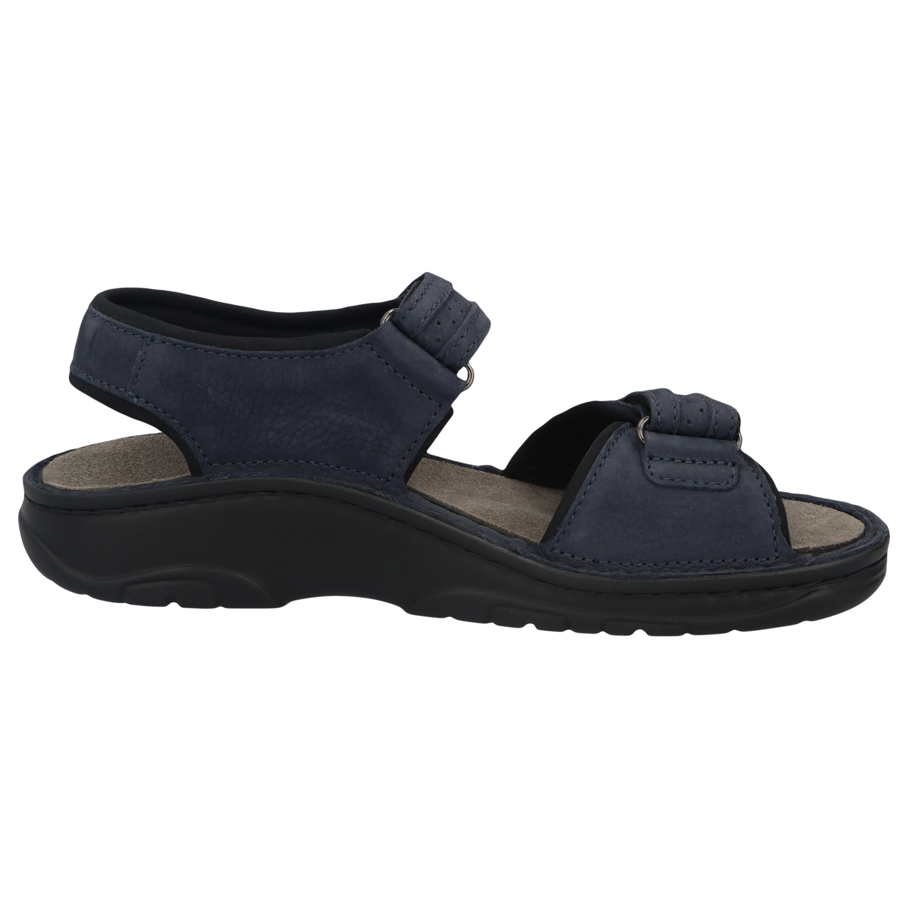 blaue sandale seitenansicht rechts