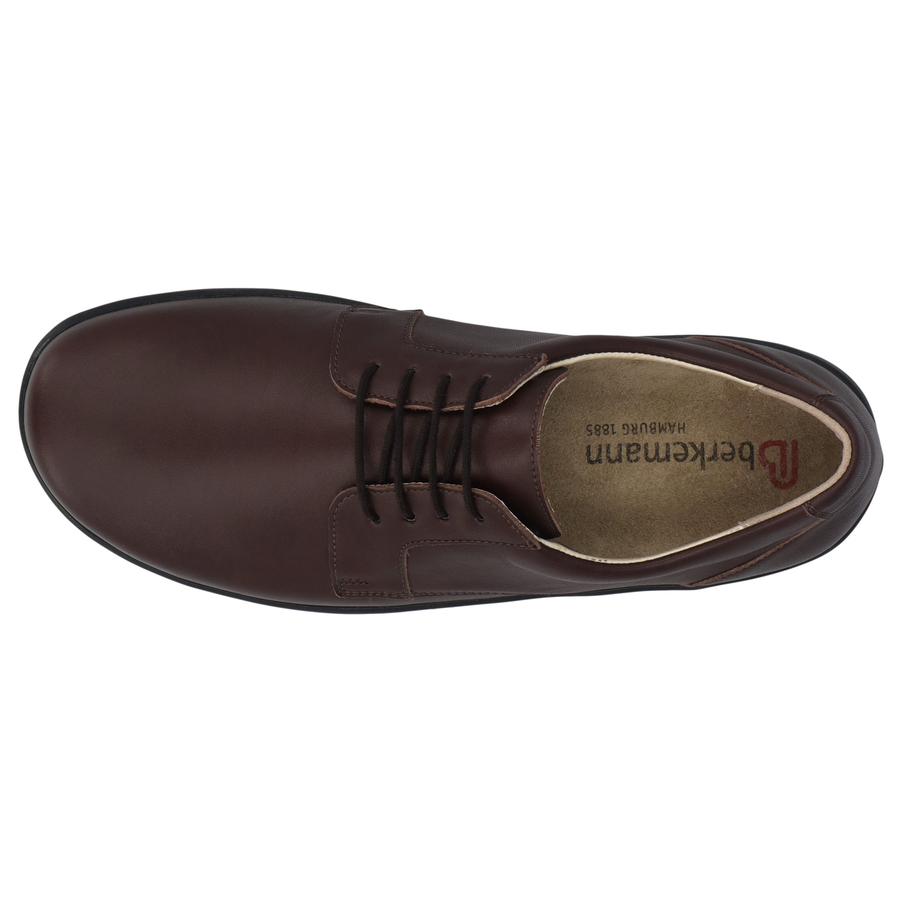 braune halbschuh draufsicht