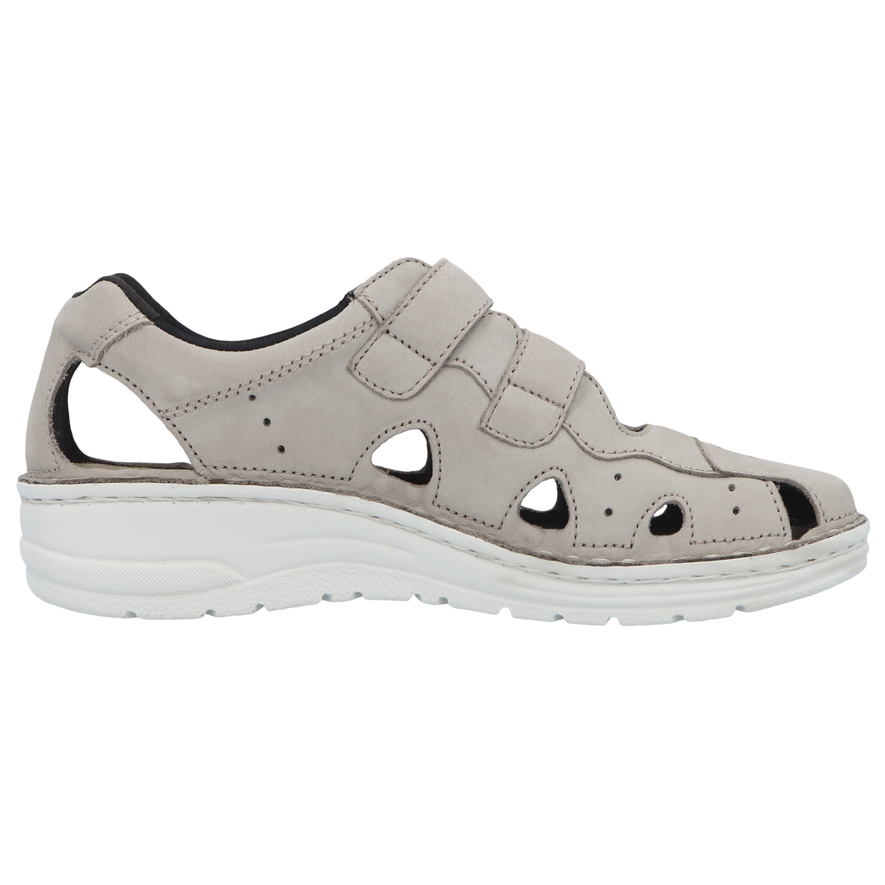 graue halbschuh seitenansicht rechts