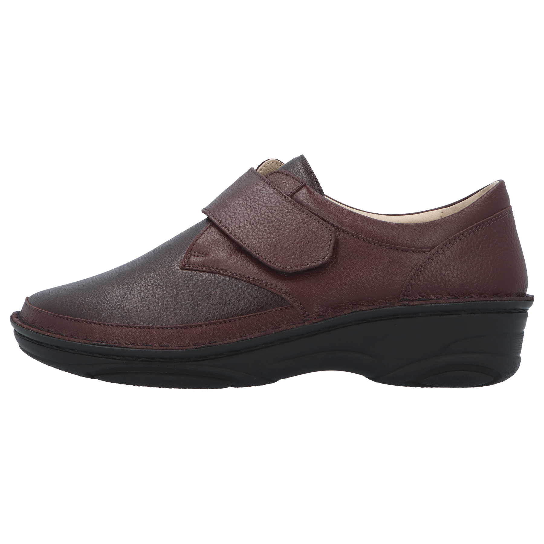 braune halbschuh seitenansicht links