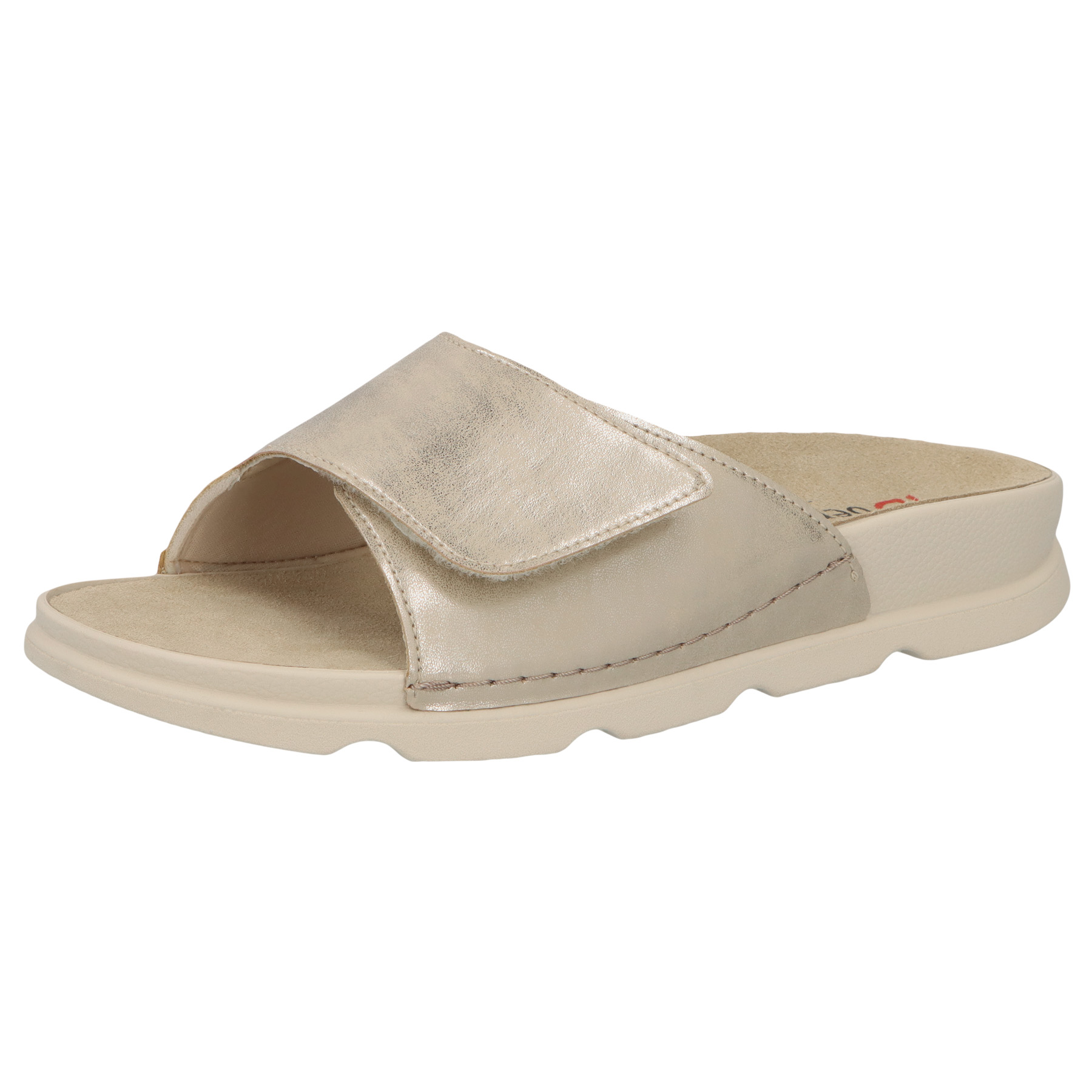 mehrfarbige pantolette 3-4 ansicht