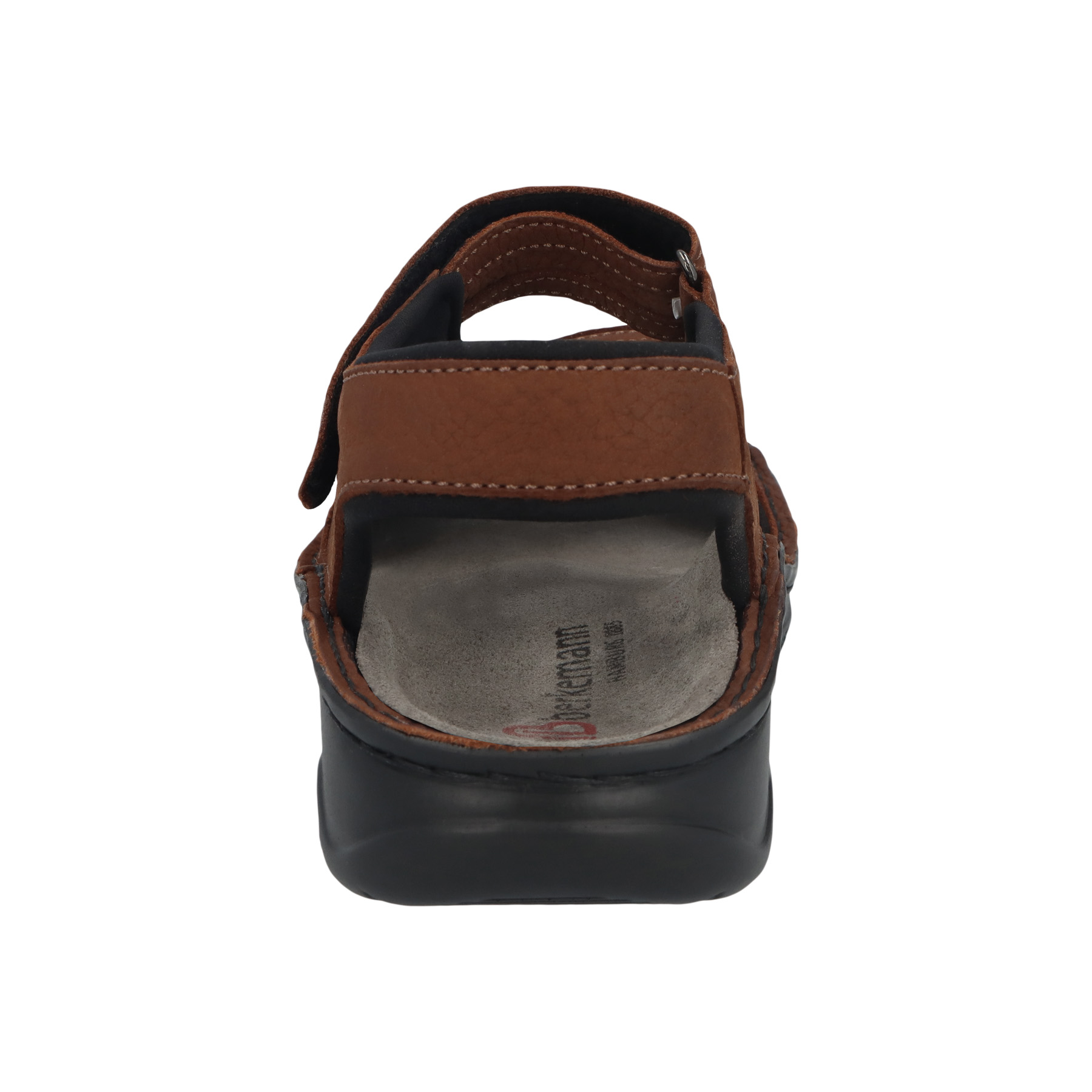 braune sandale hinteransicht