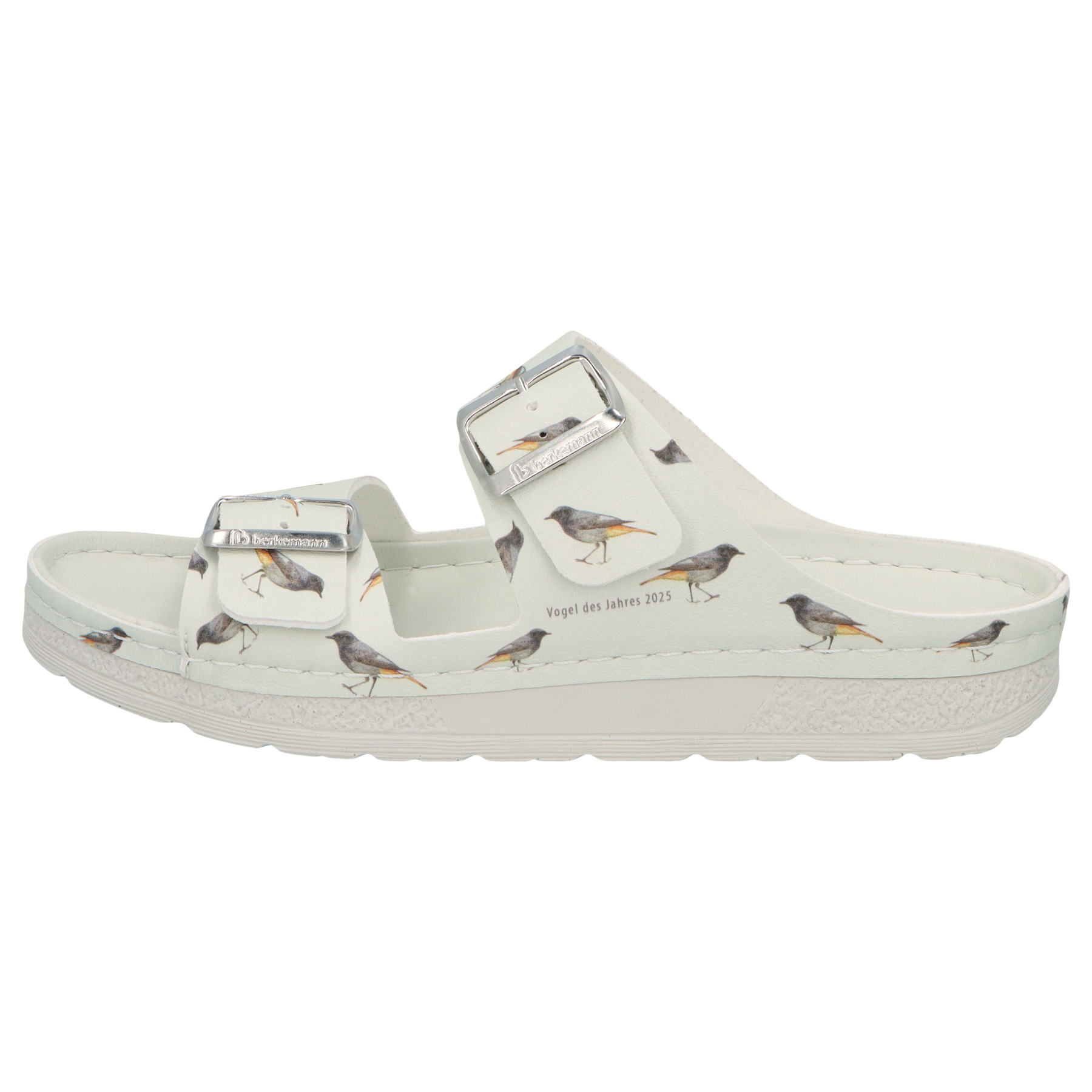 weiße pantolette seitenansicht links