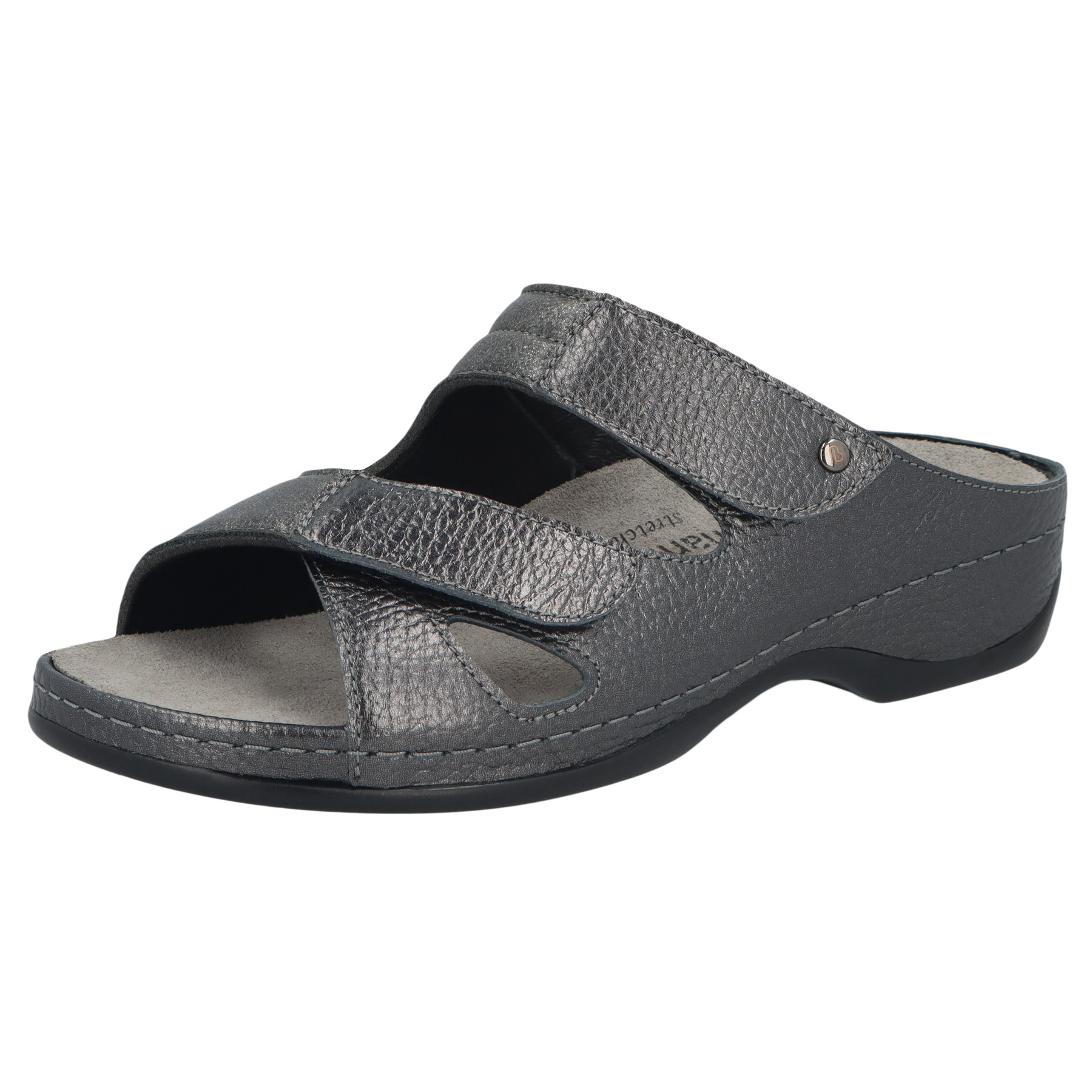 silverdust/grau Leder/ Stretch