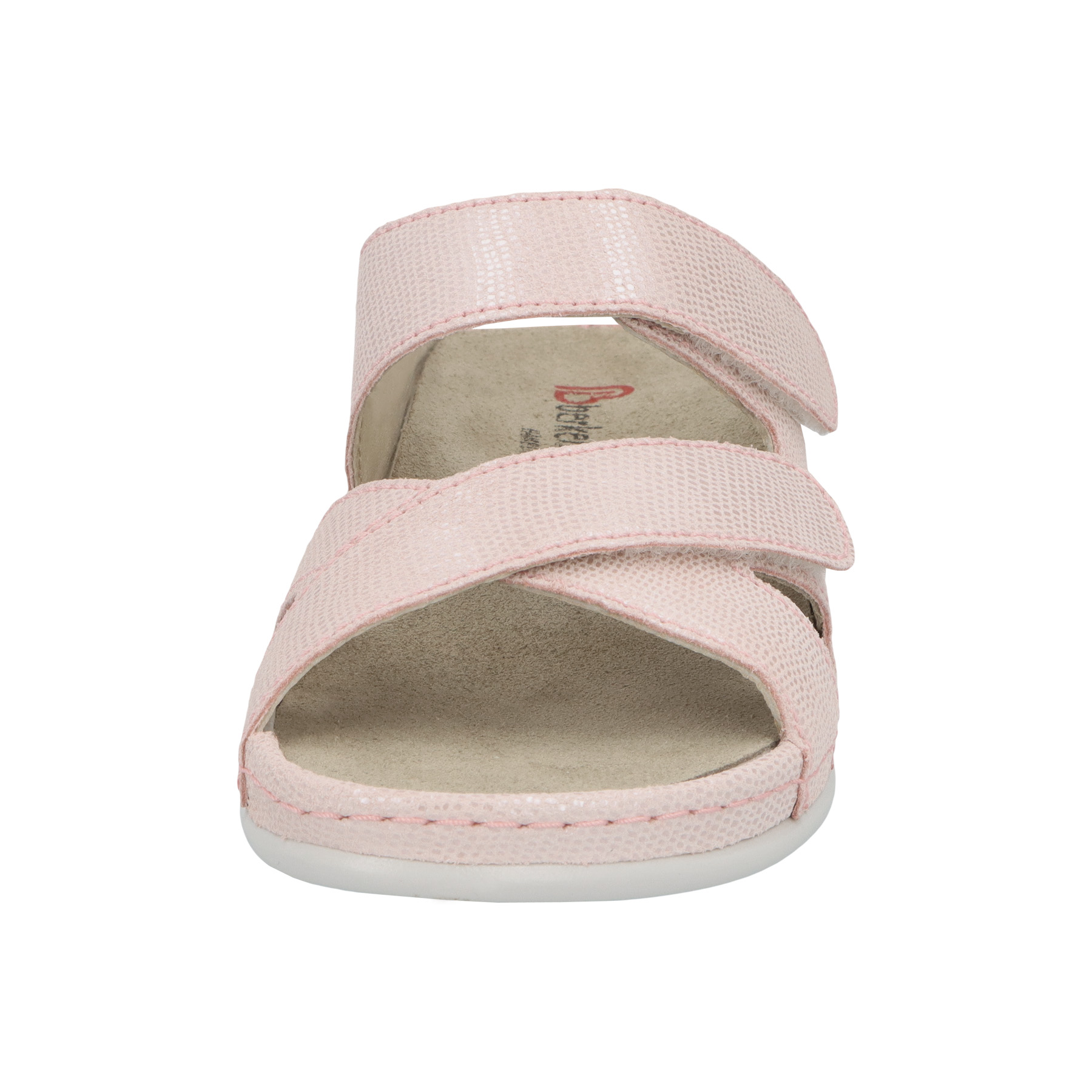 rote pantolette vorderansicht