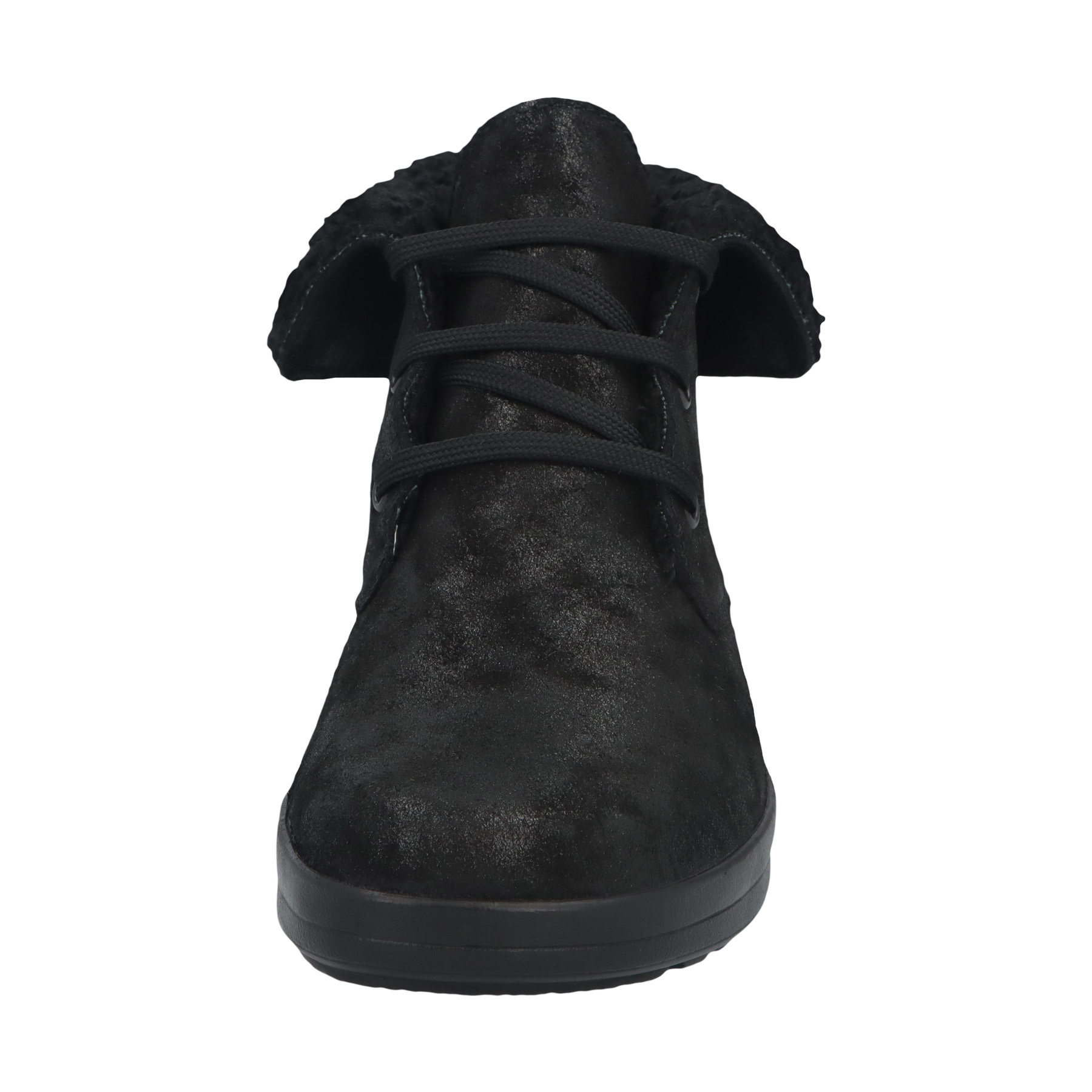 schwarze stiefeletten vorderansicht