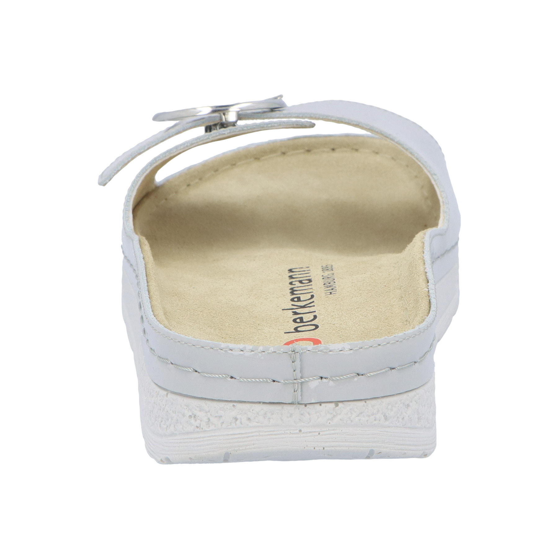 weiße sandale hinteransicht