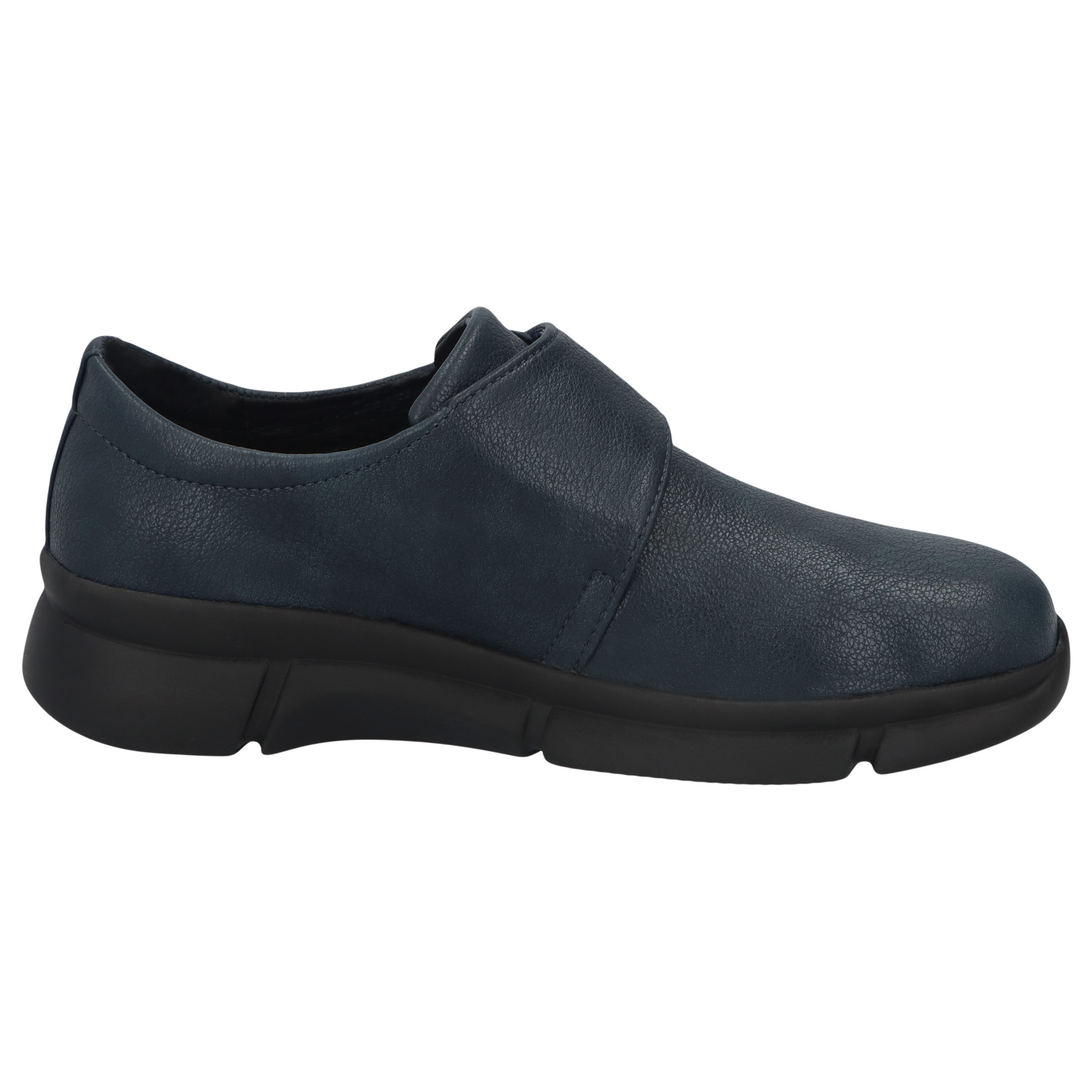 blaue halbschuh seitenansicht rechts