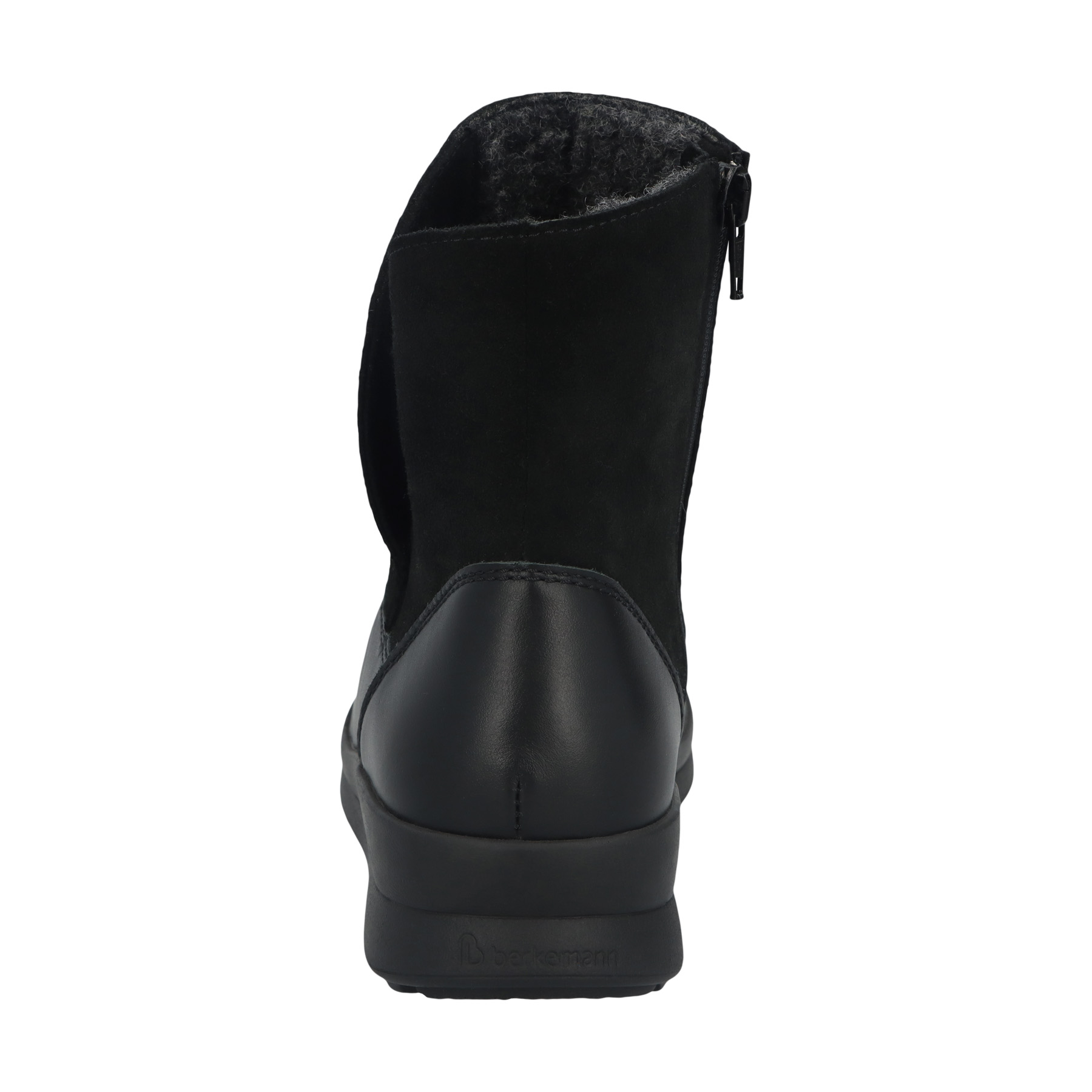 schwarze stiefeletten hinteransicht