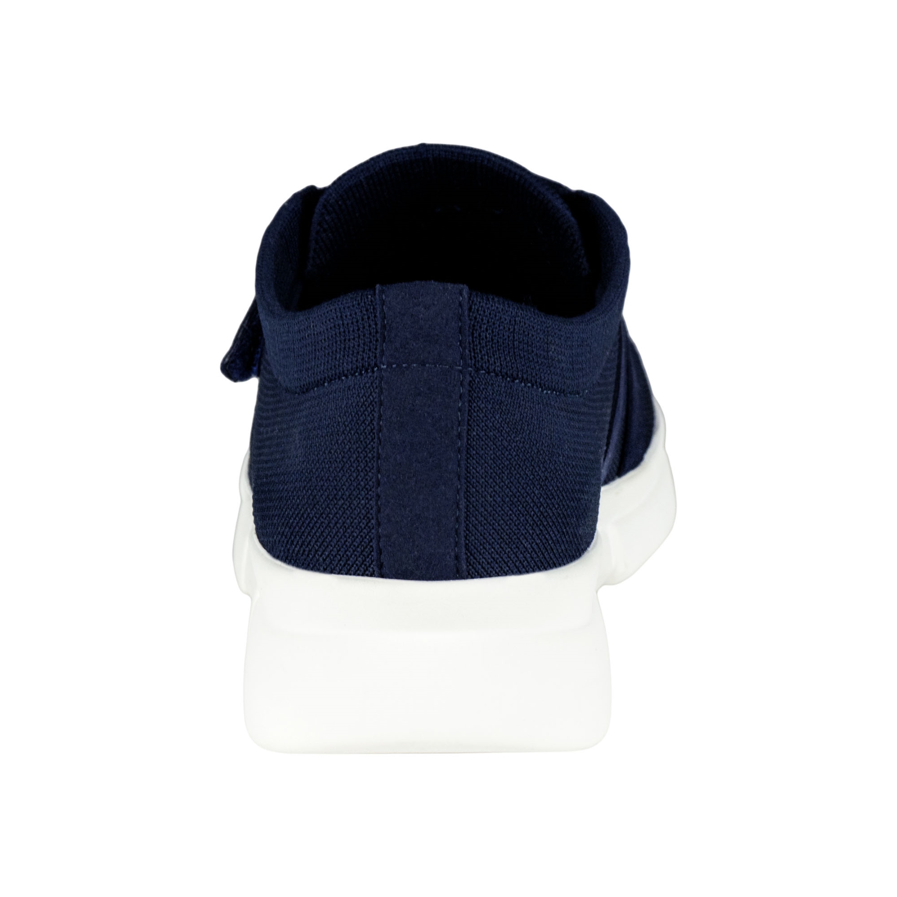 blaue sneaker hinteransicht