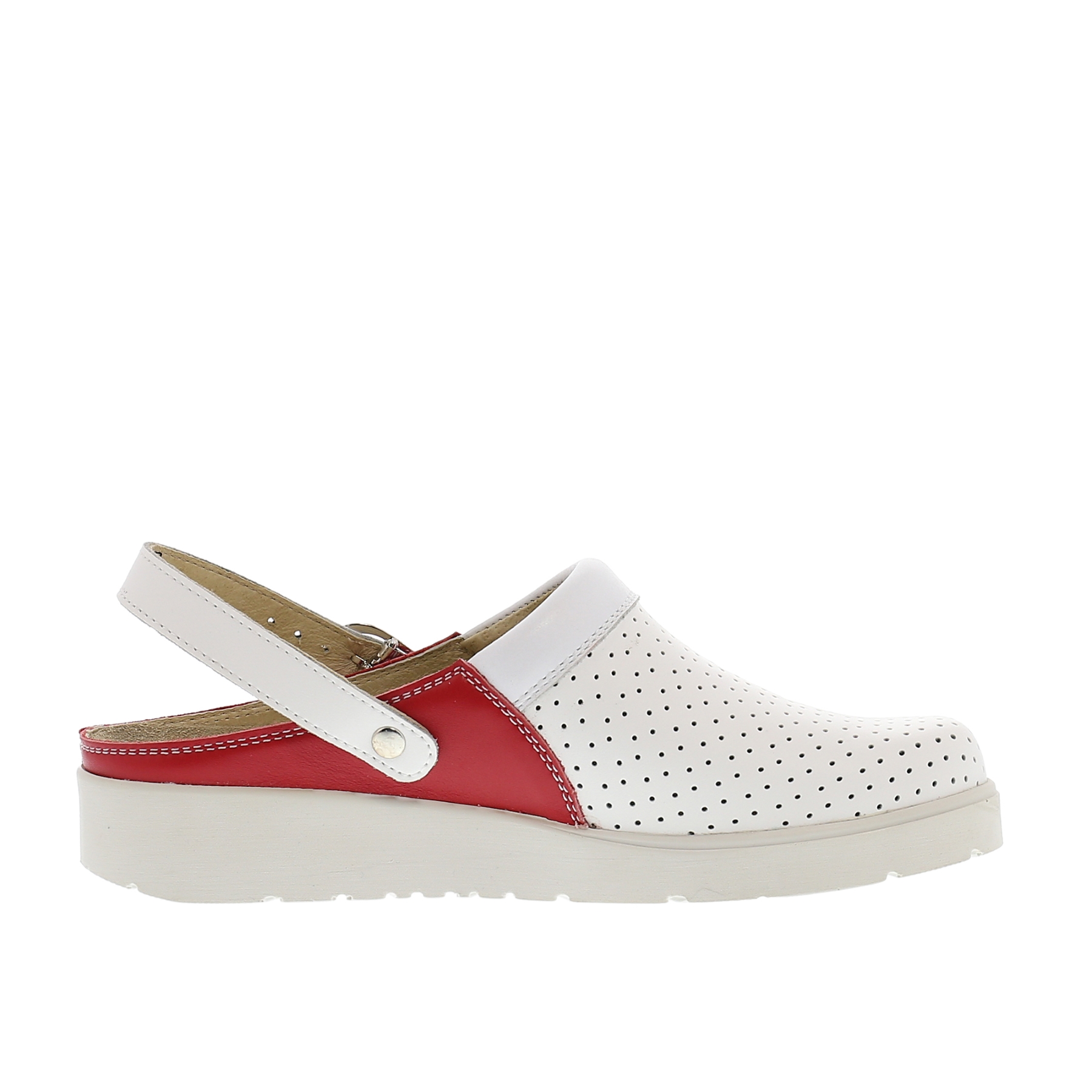 weiße berufsschuhe seitenansicht rechts