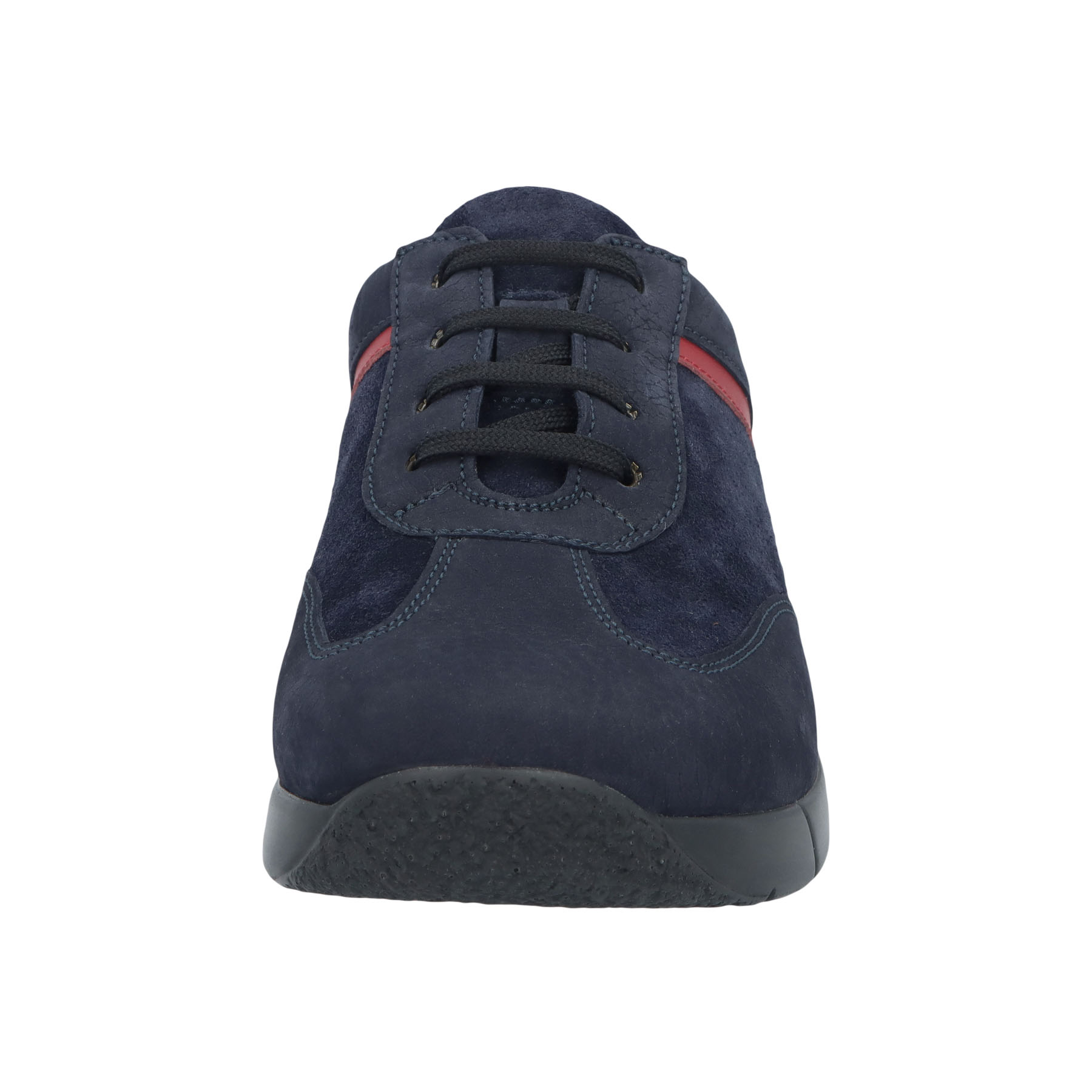 blaue halbschuh vorderansicht