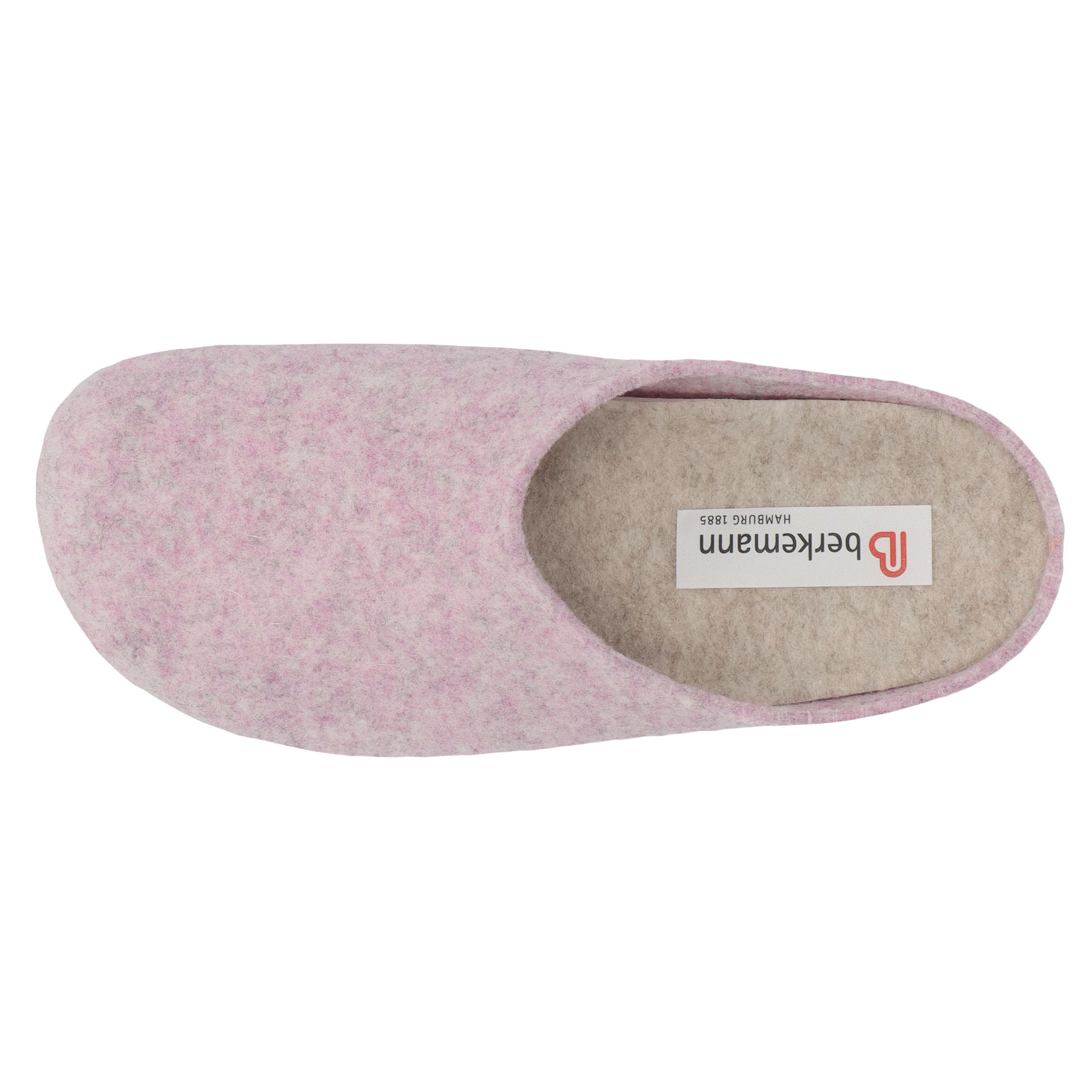 rote hausschuhe draufsicht