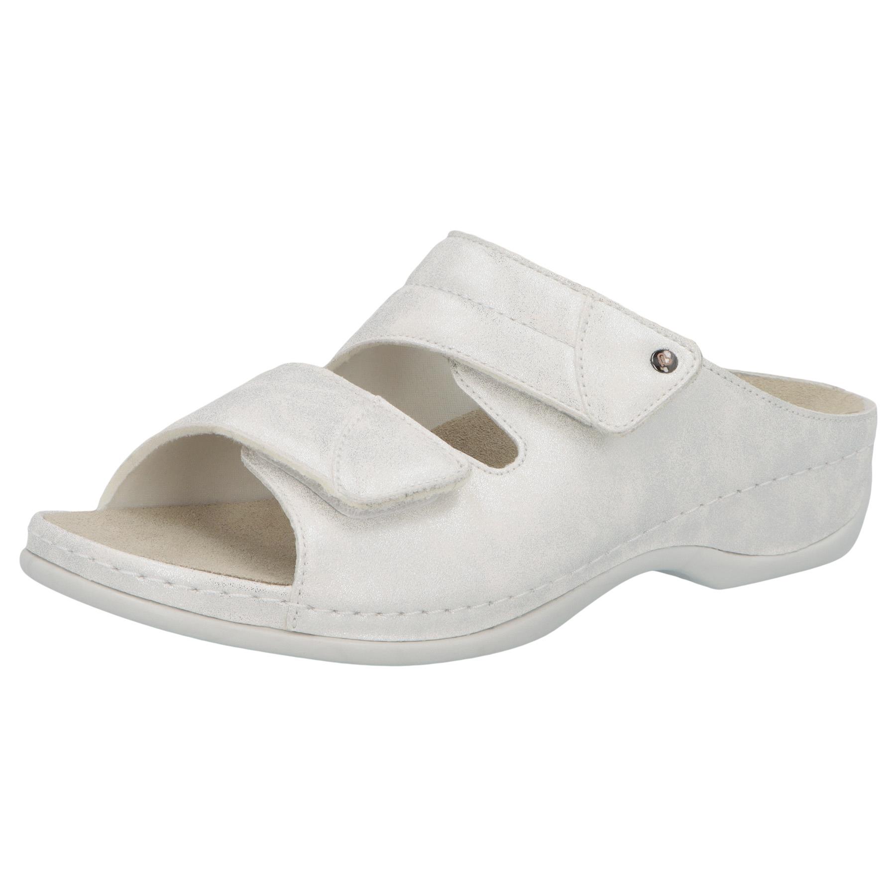 mehrfarbige pantolette 3-4 ansicht