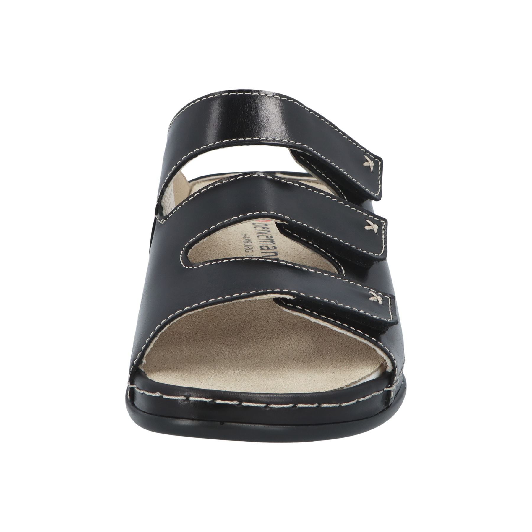 schwarze pantolette vorderansicht