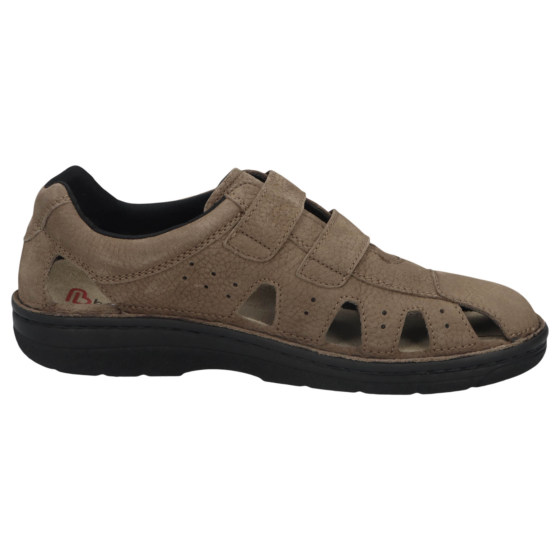 braune halbschuh seitenansicht rechts