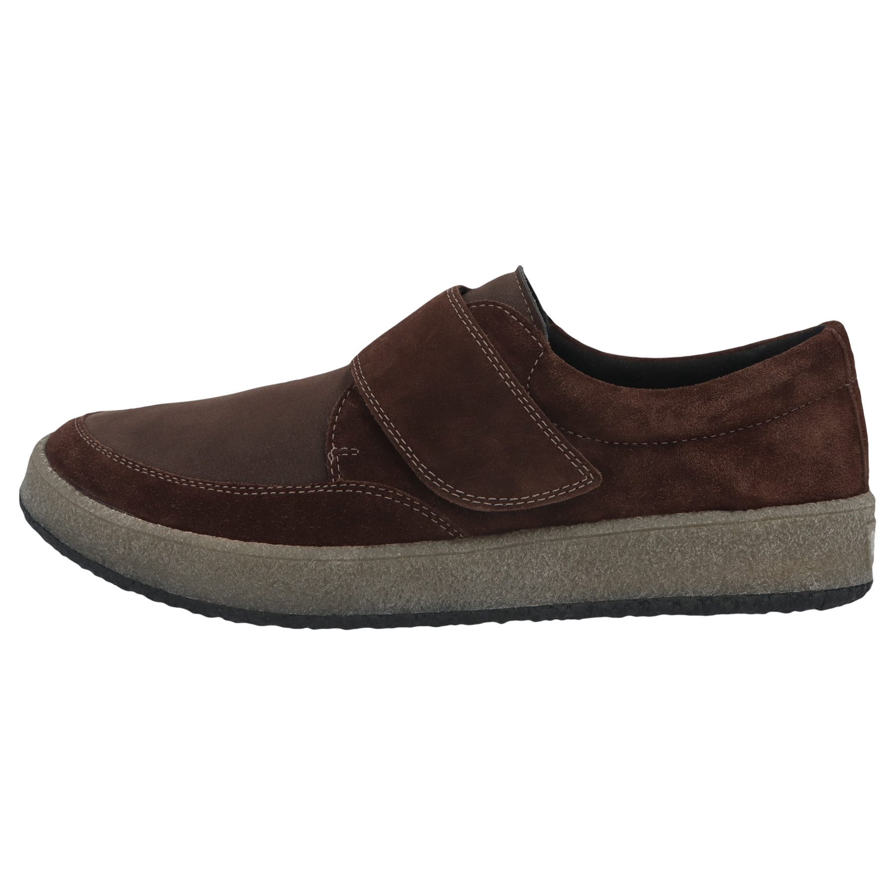 braune halbschuh seitenansicht links