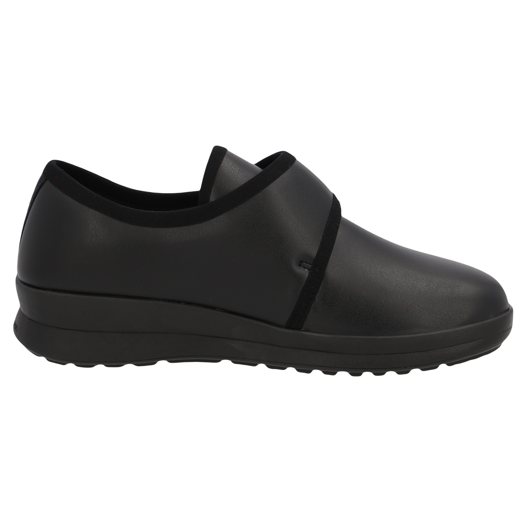 schwarze halbschuh seitenansicht rechts