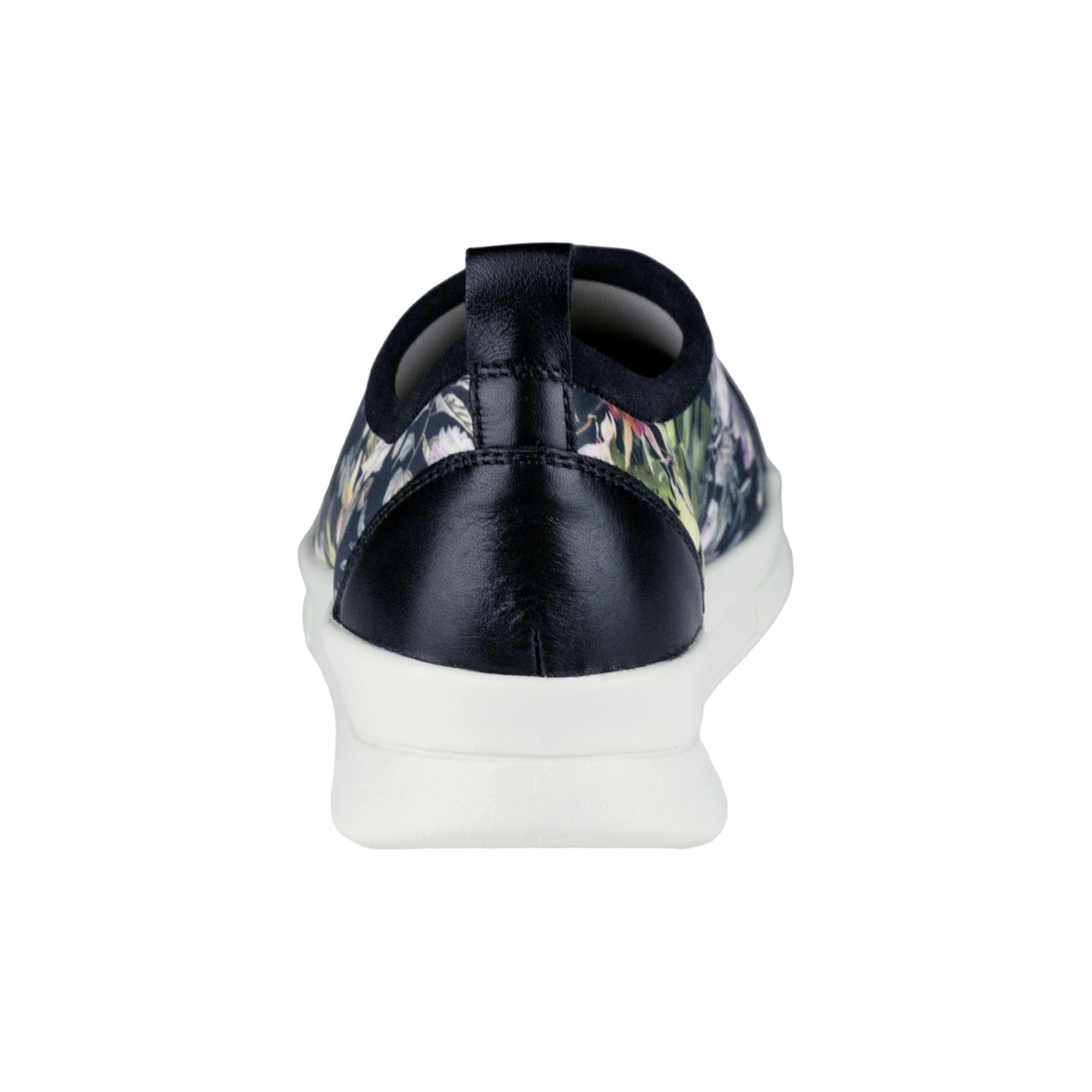 mehrfarbige halbschuh hinteransicht