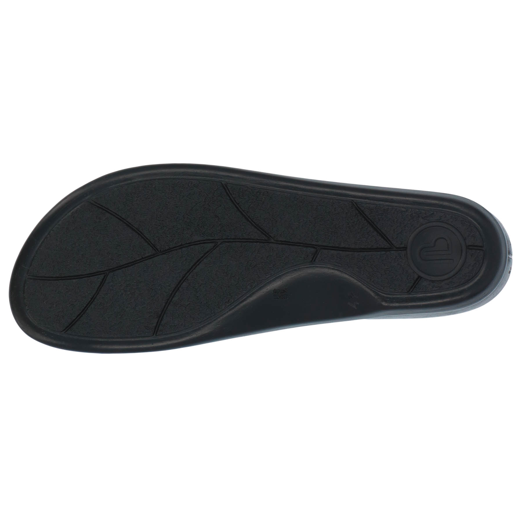 mehrfarbige pantolette sohlenansicht