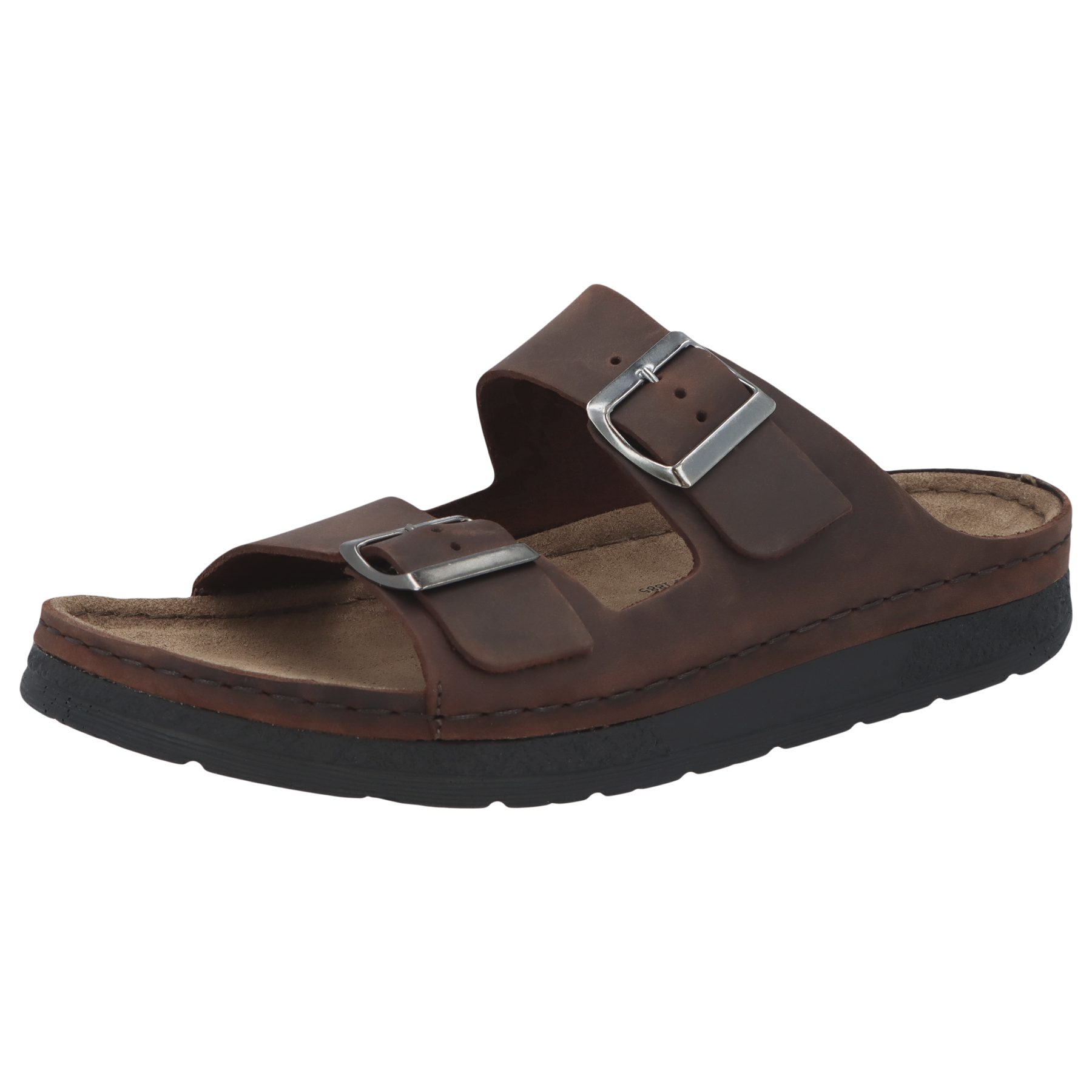 dunkelbraun/schwarz Fettleder