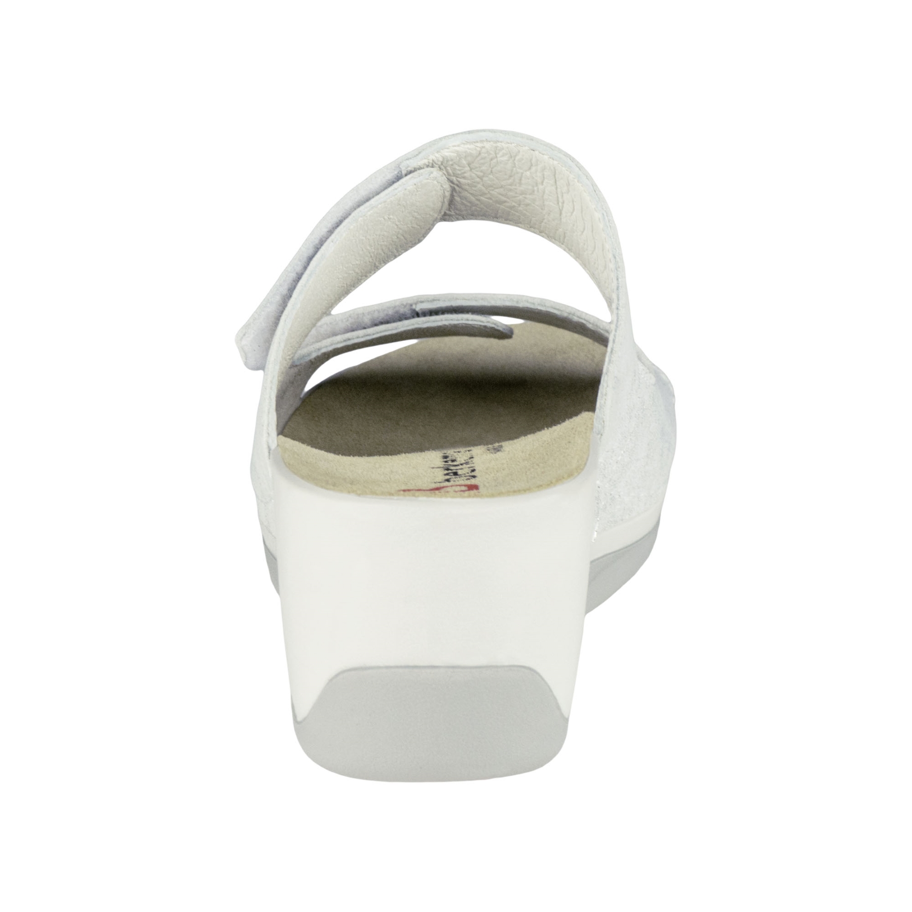 mehrfarbige pantolette hinteransicht