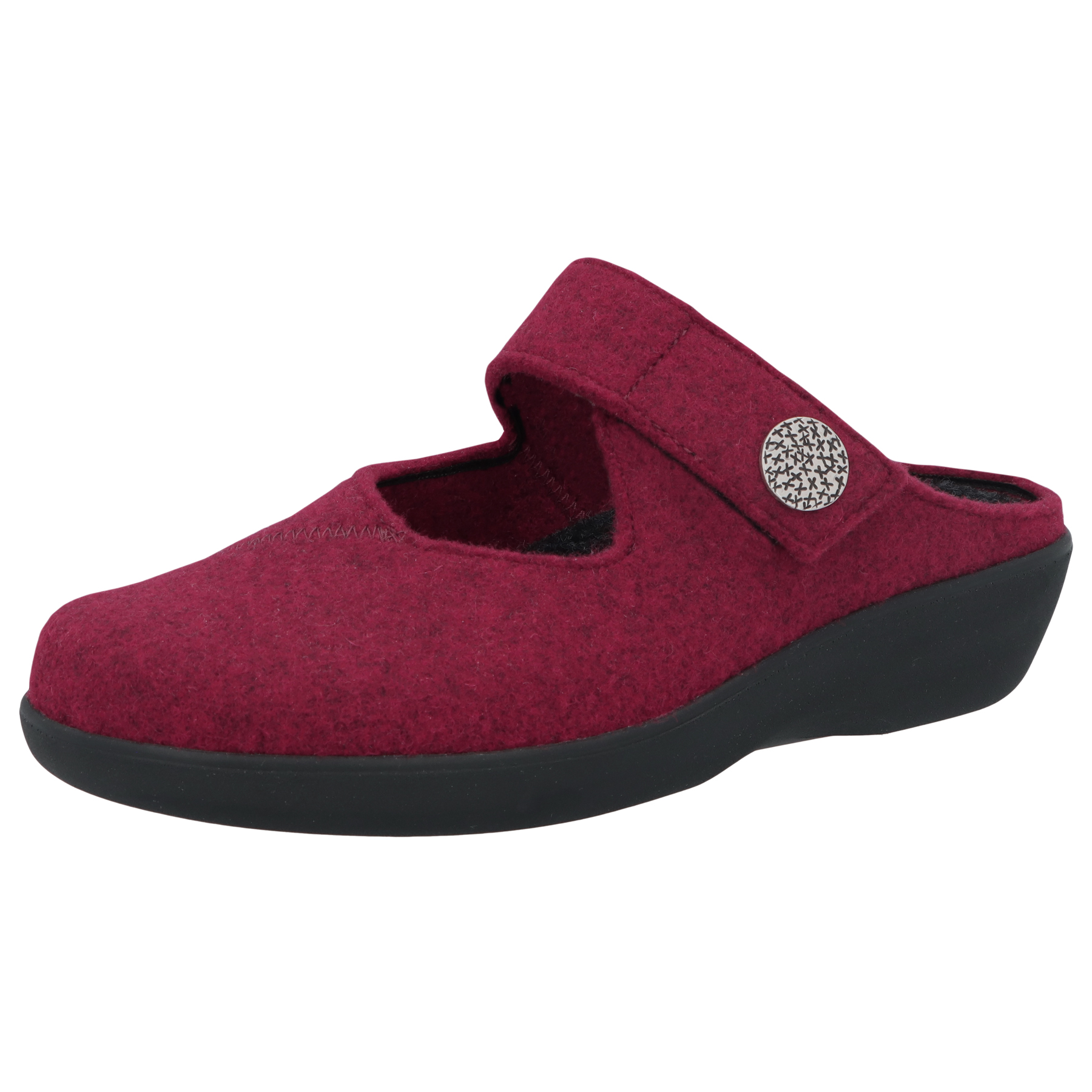 rote hausschuhe 3-4 ansicht