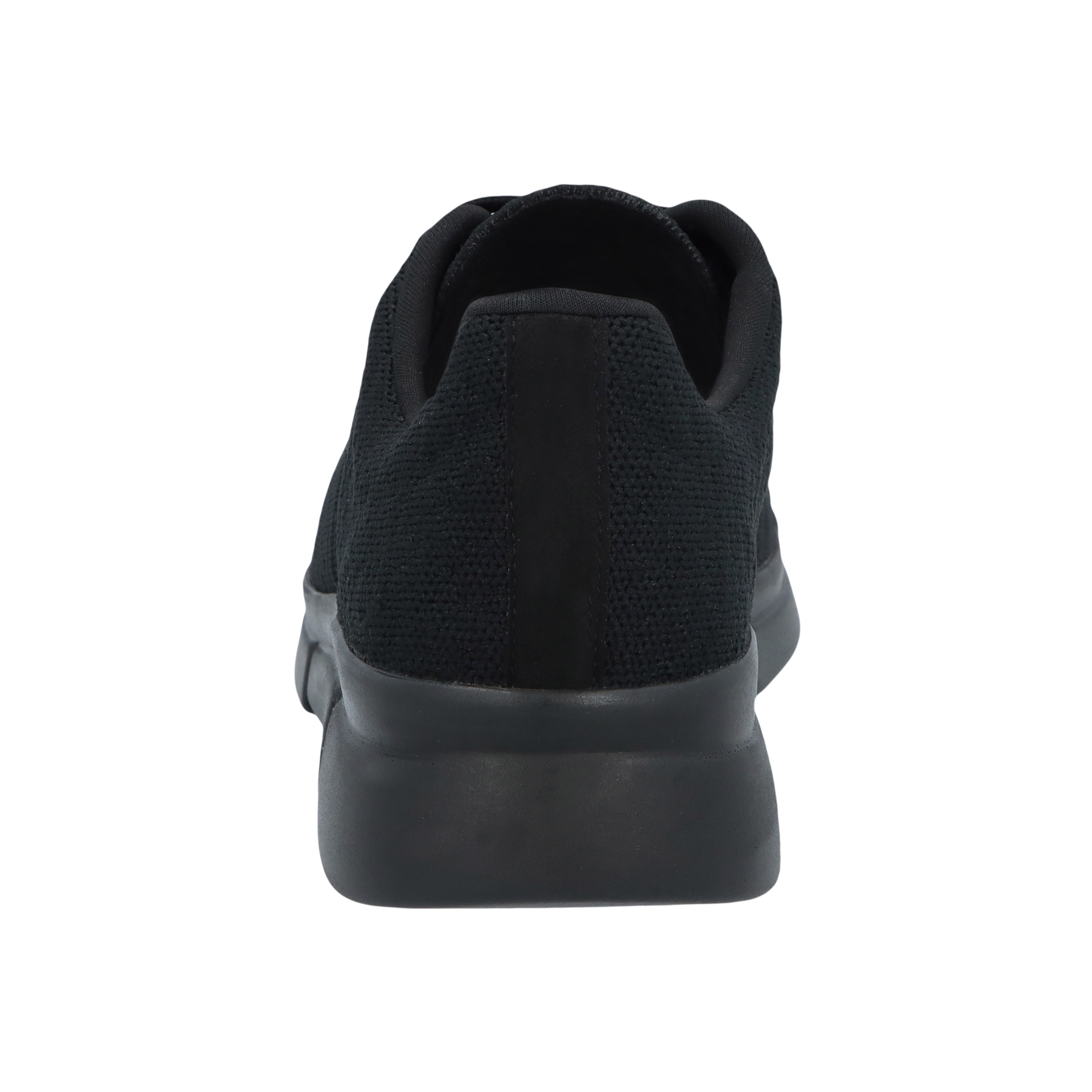 schwarze sneaker hinteransicht