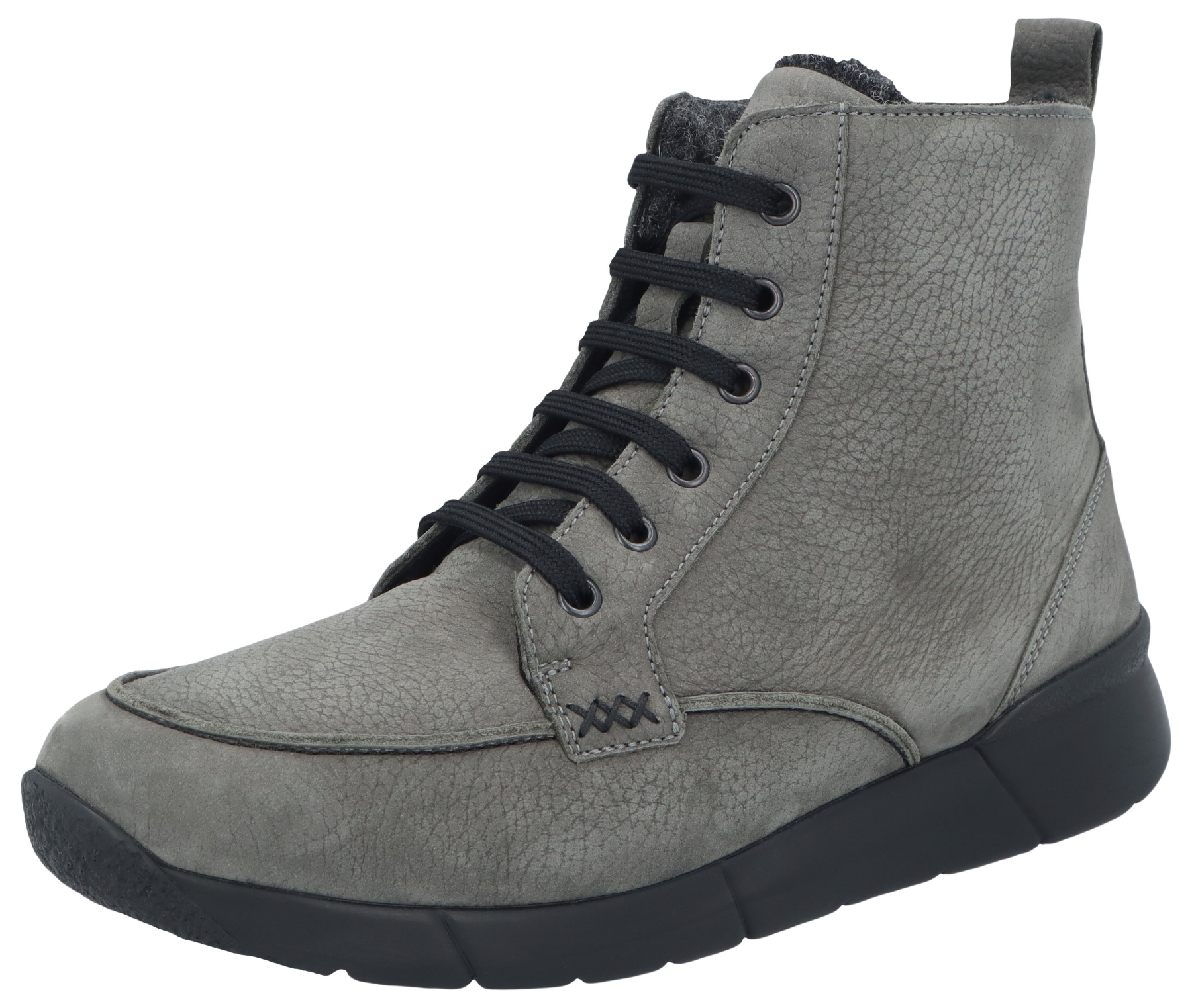 graue stiefeletten 3-4 ansicht