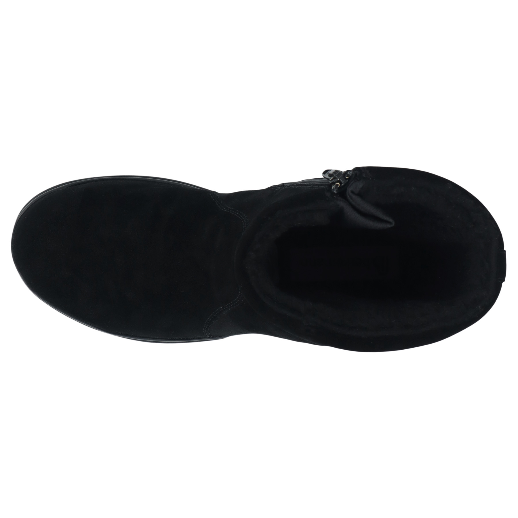 schwarze stiefeletten draufsicht