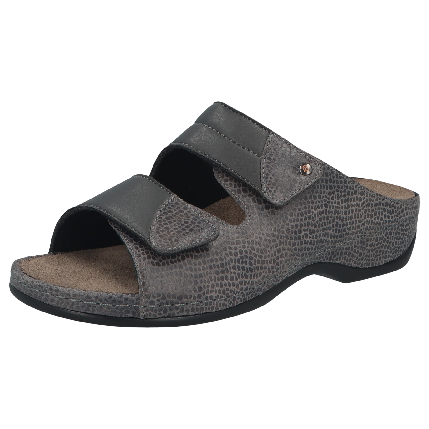 silverdust/grau Leder/ Stretch