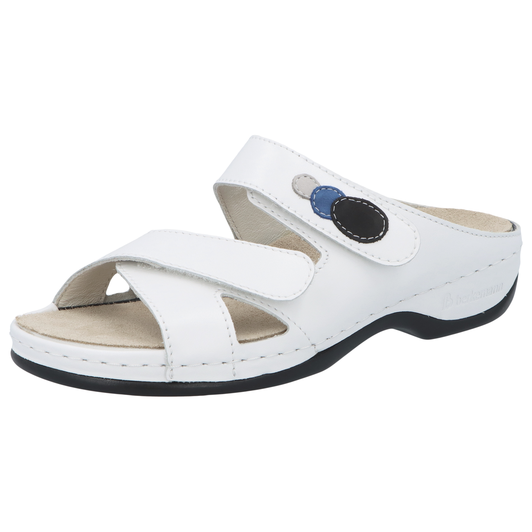 weiße pantolette 3-4 ansicht