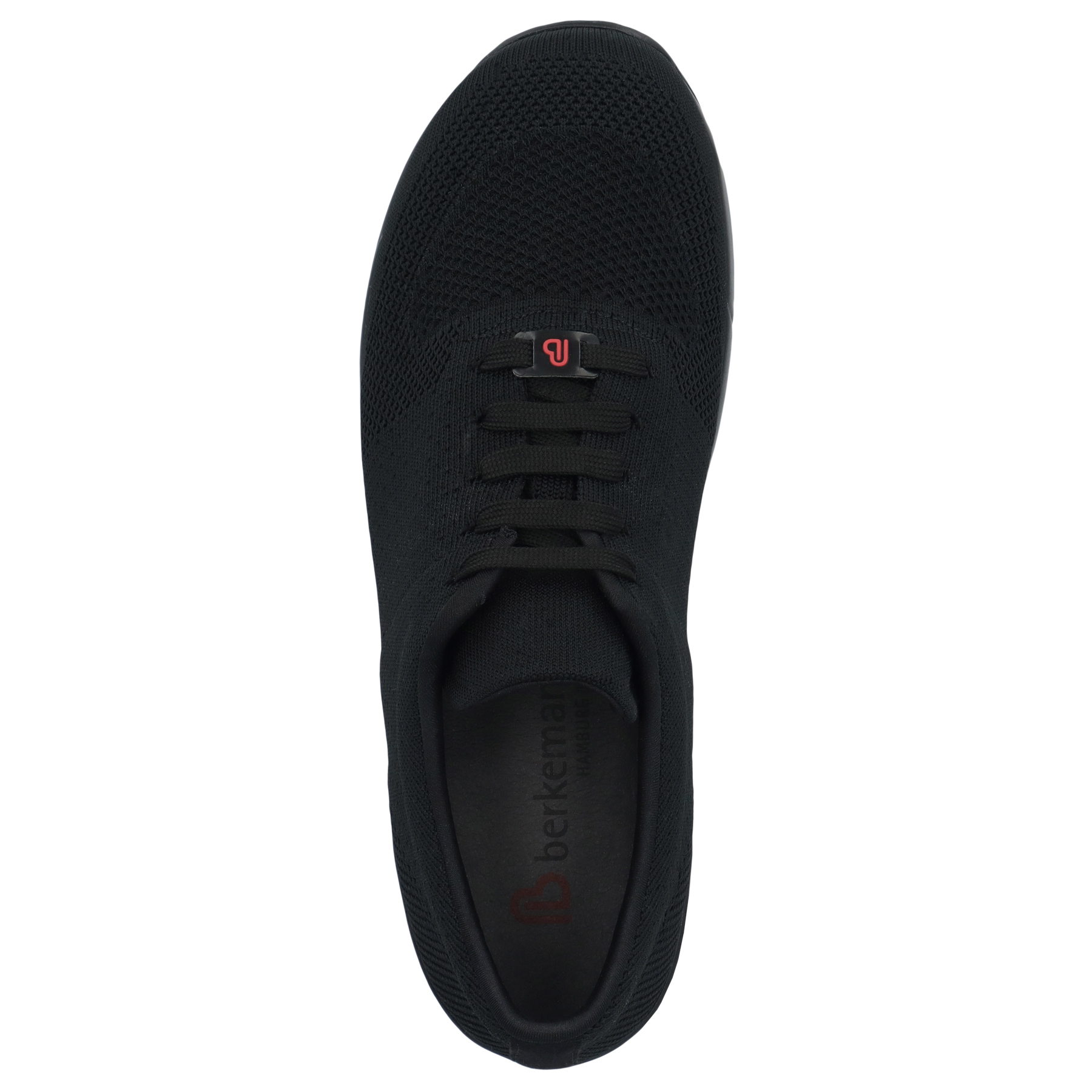 schwarze sneaker draufsicht